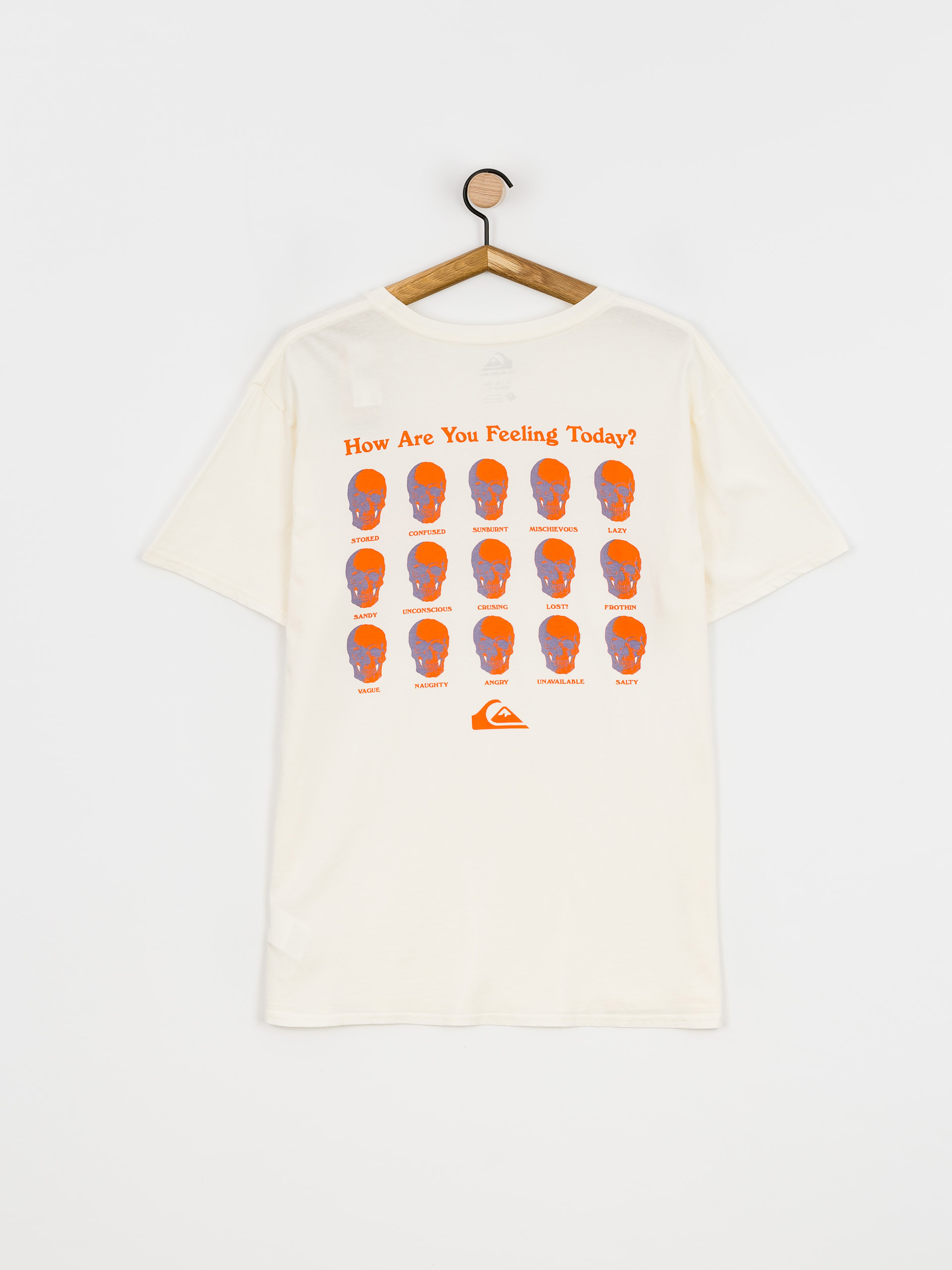 T-shirt Quiksilver How Are You Feeling (antique white)