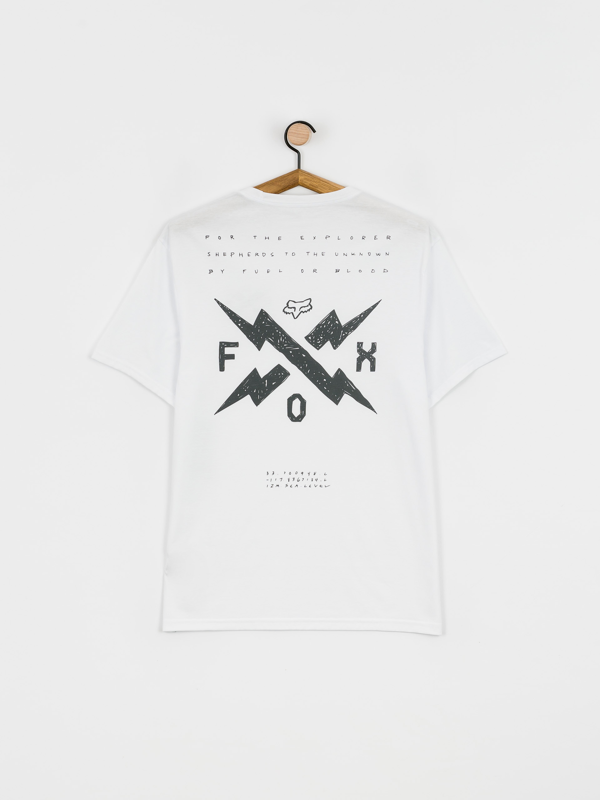 T-shirt Fox Calibrated (opt wht)