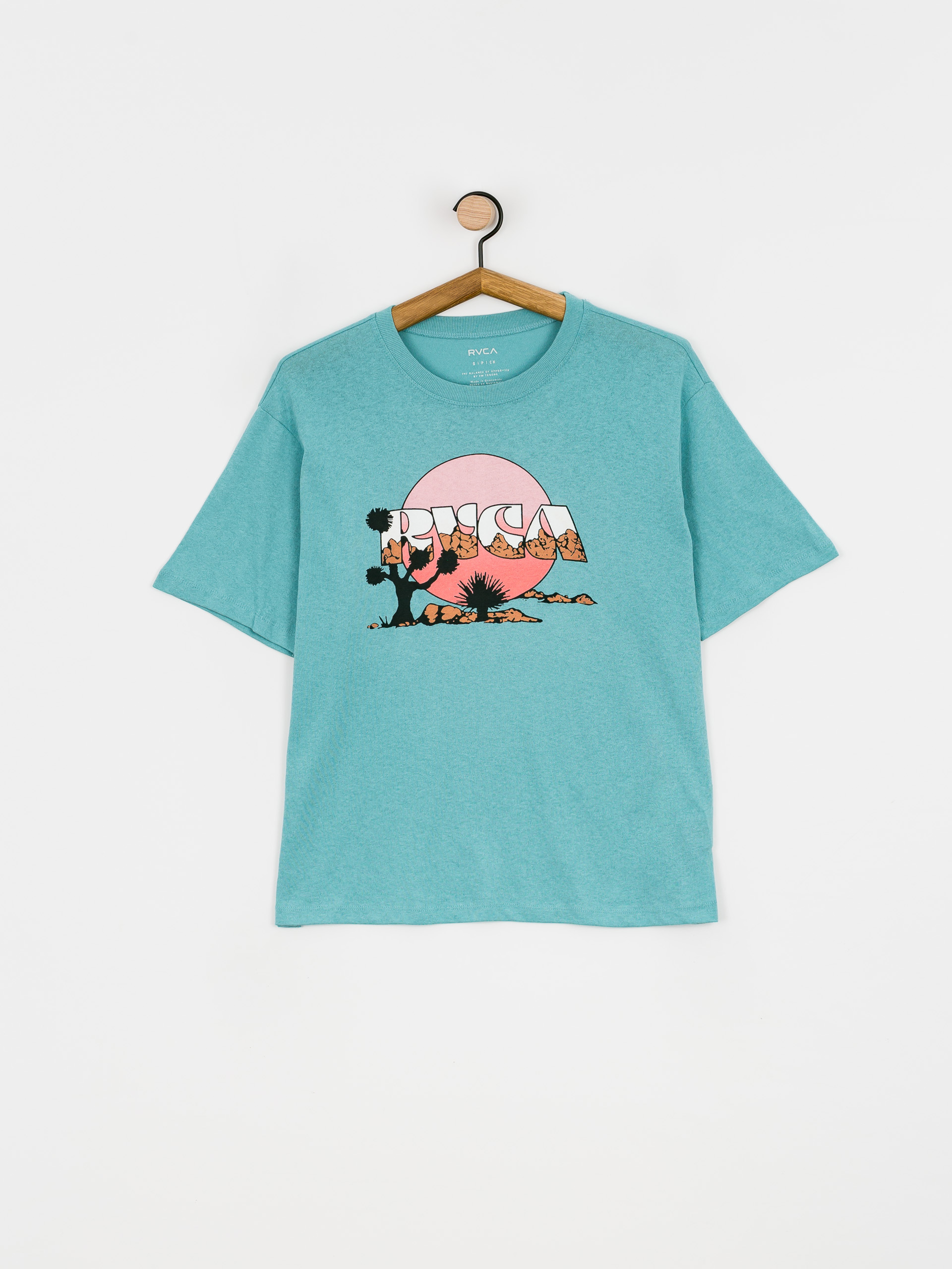 T-shirt RVCA Jay Tree Wmn (blue crest)