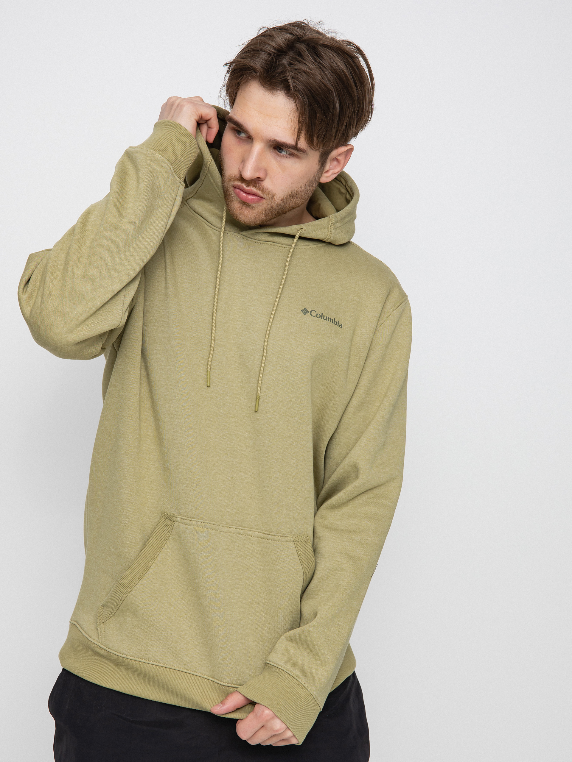 Bluza z kapturem Columbia Basic Logo HD (savory heather)