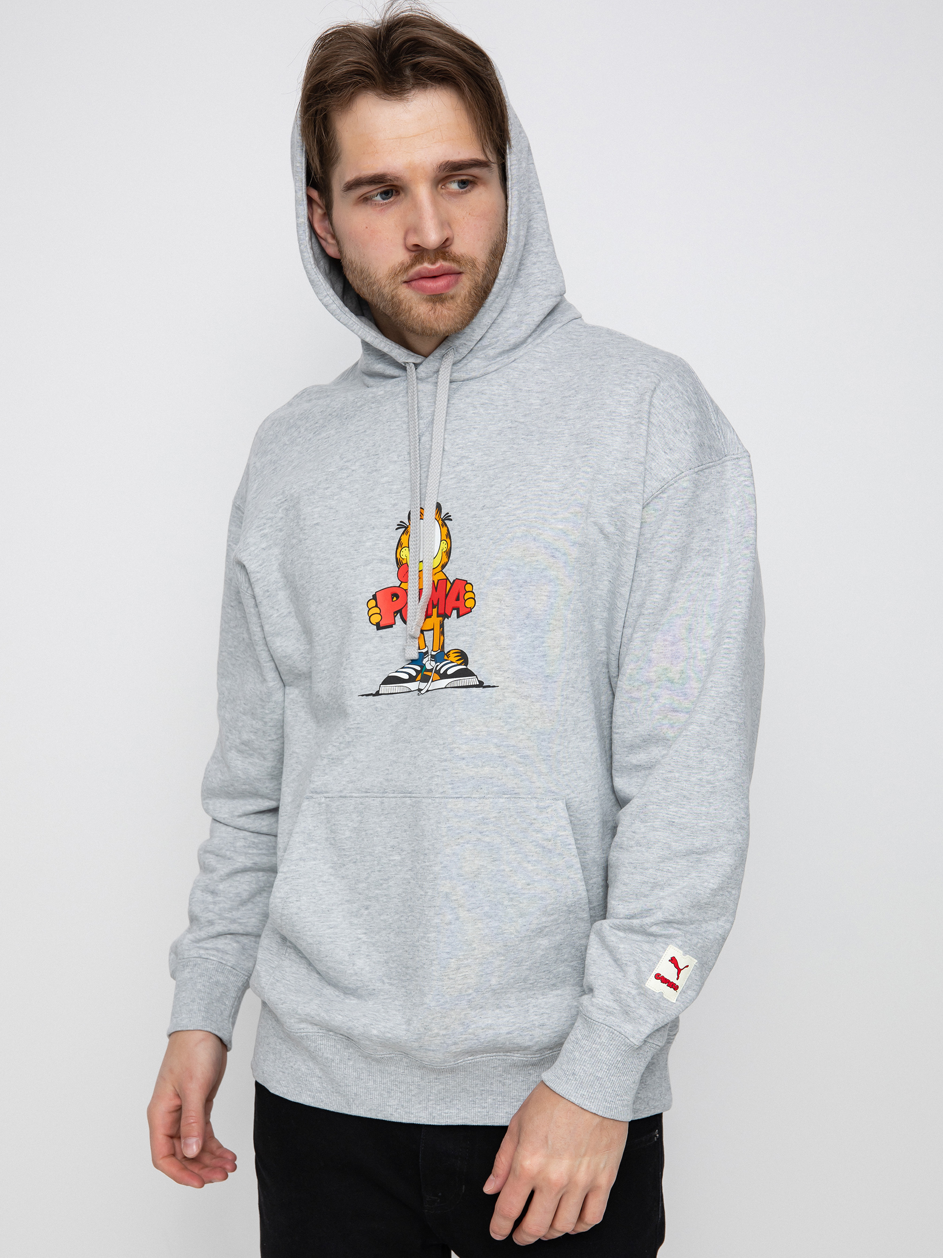 Bluza z kapturem Puma X Garfield HD (light gray)