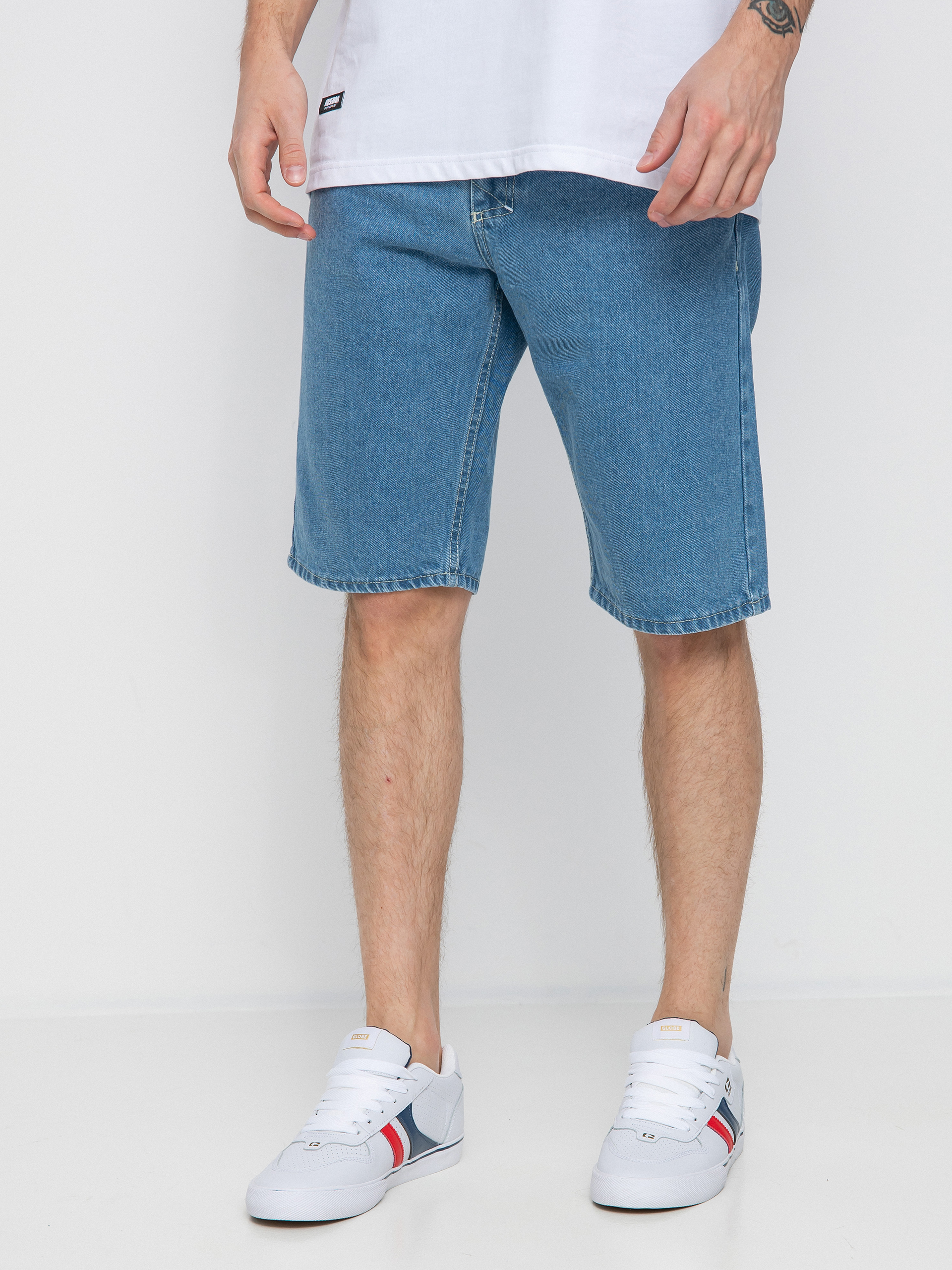 Szorty MassDnm Signature Jeans Straight Fit (light blue)