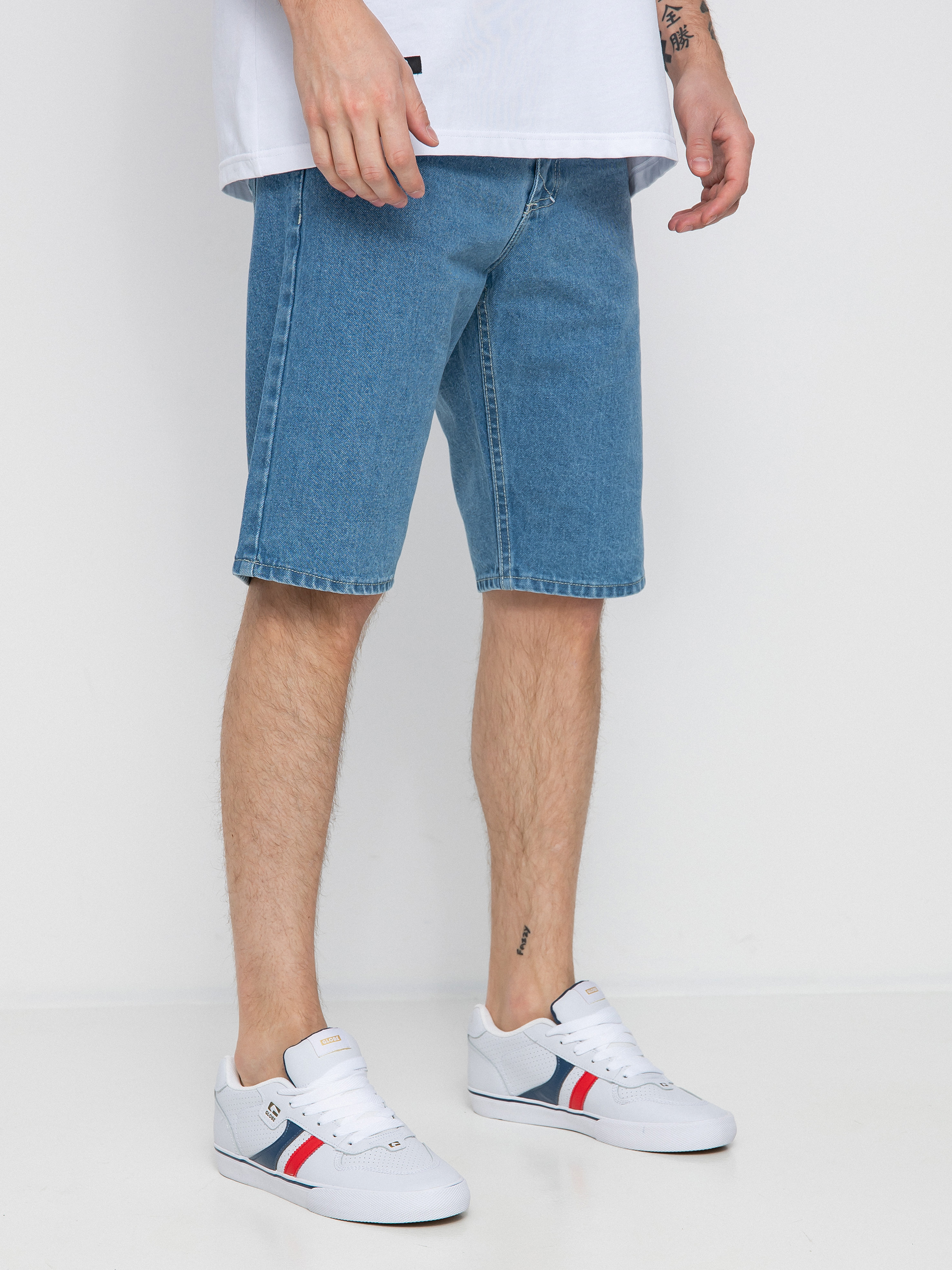 Szorty MassDnm Signature Jeans Straight Fit (light blue)