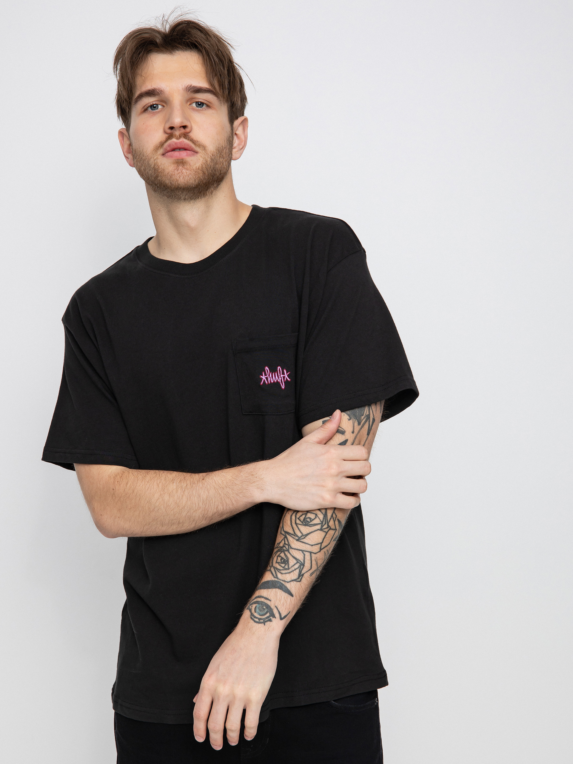 T-shirt HUF Haze Script Pocket (black)