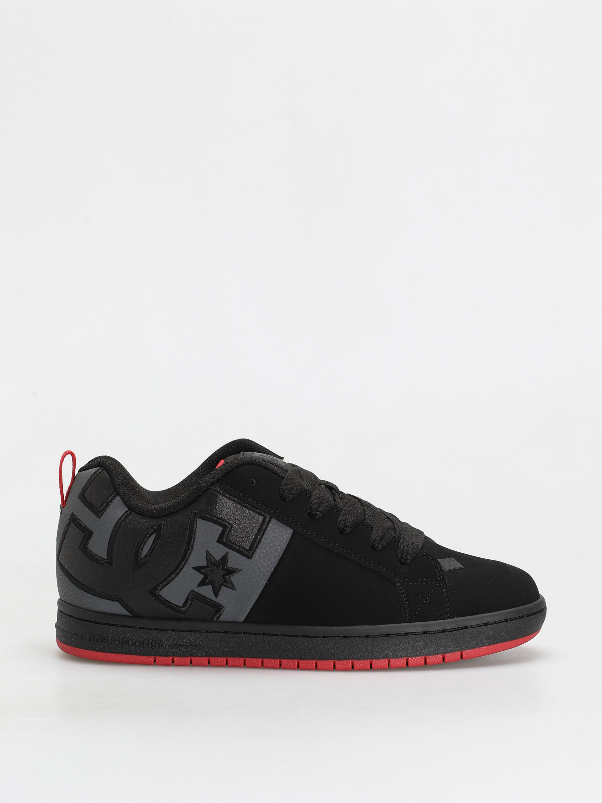 Buty DC Court Graffik Sq (black/grey/red)
