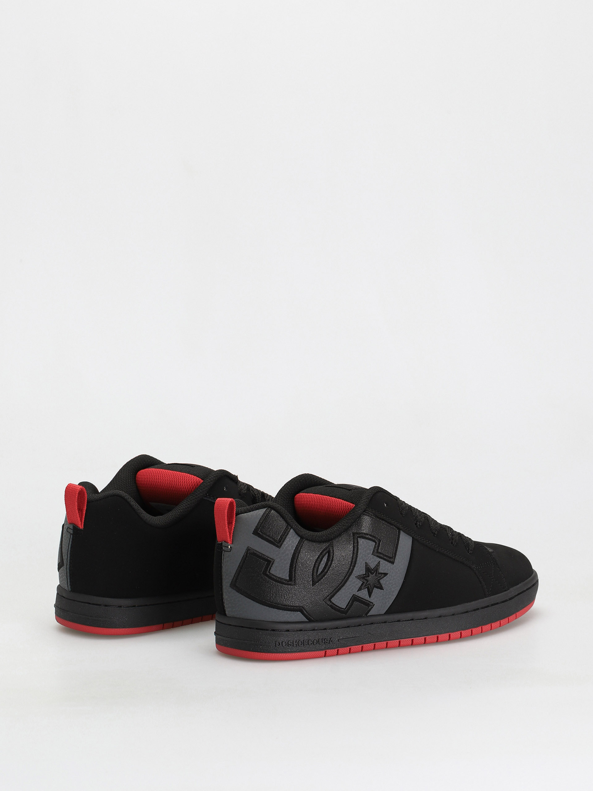 Buty DC Court Graffik Sq (black/grey/red)