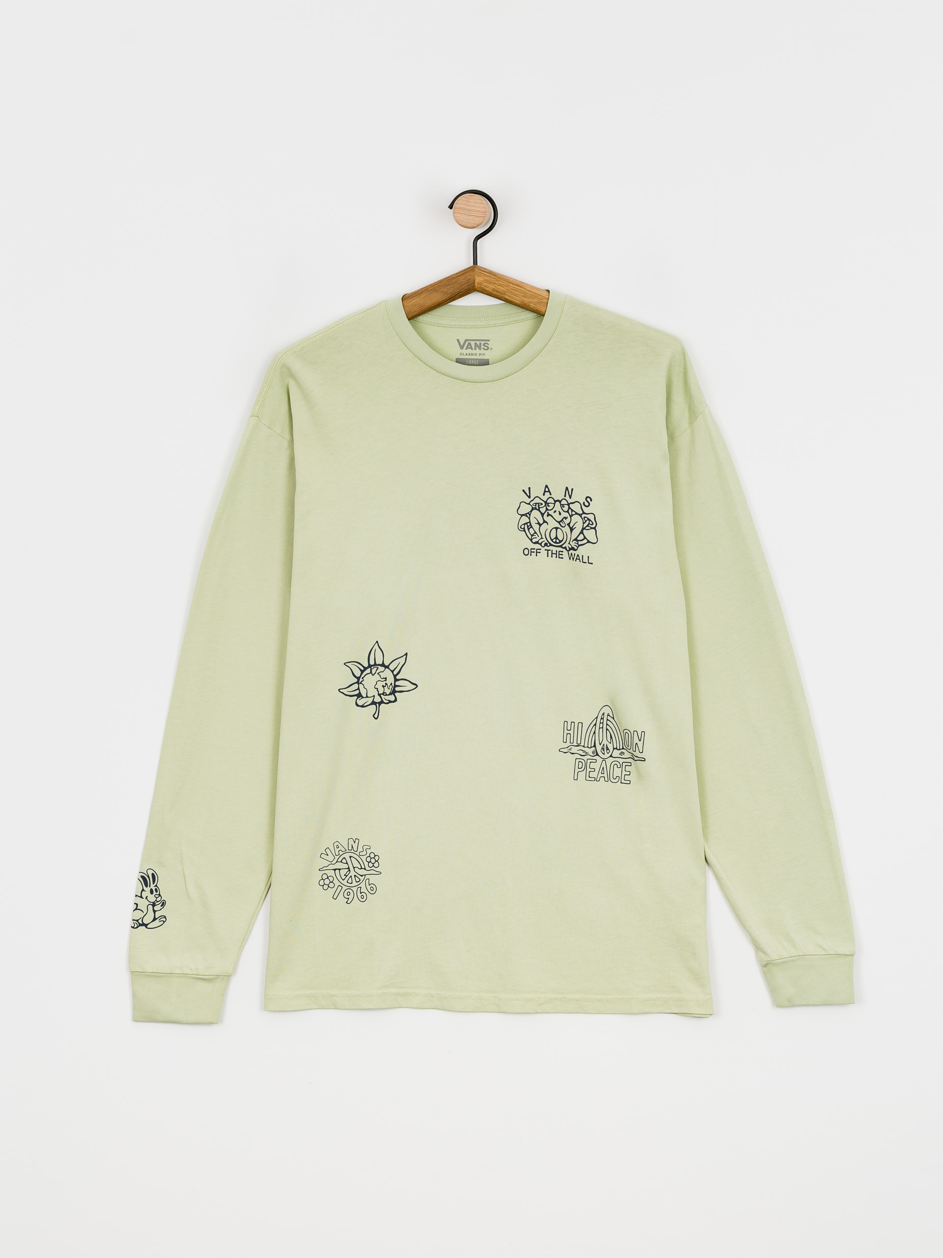 Longsleeve Vans Vintage Peace Of Mind (celadon green)