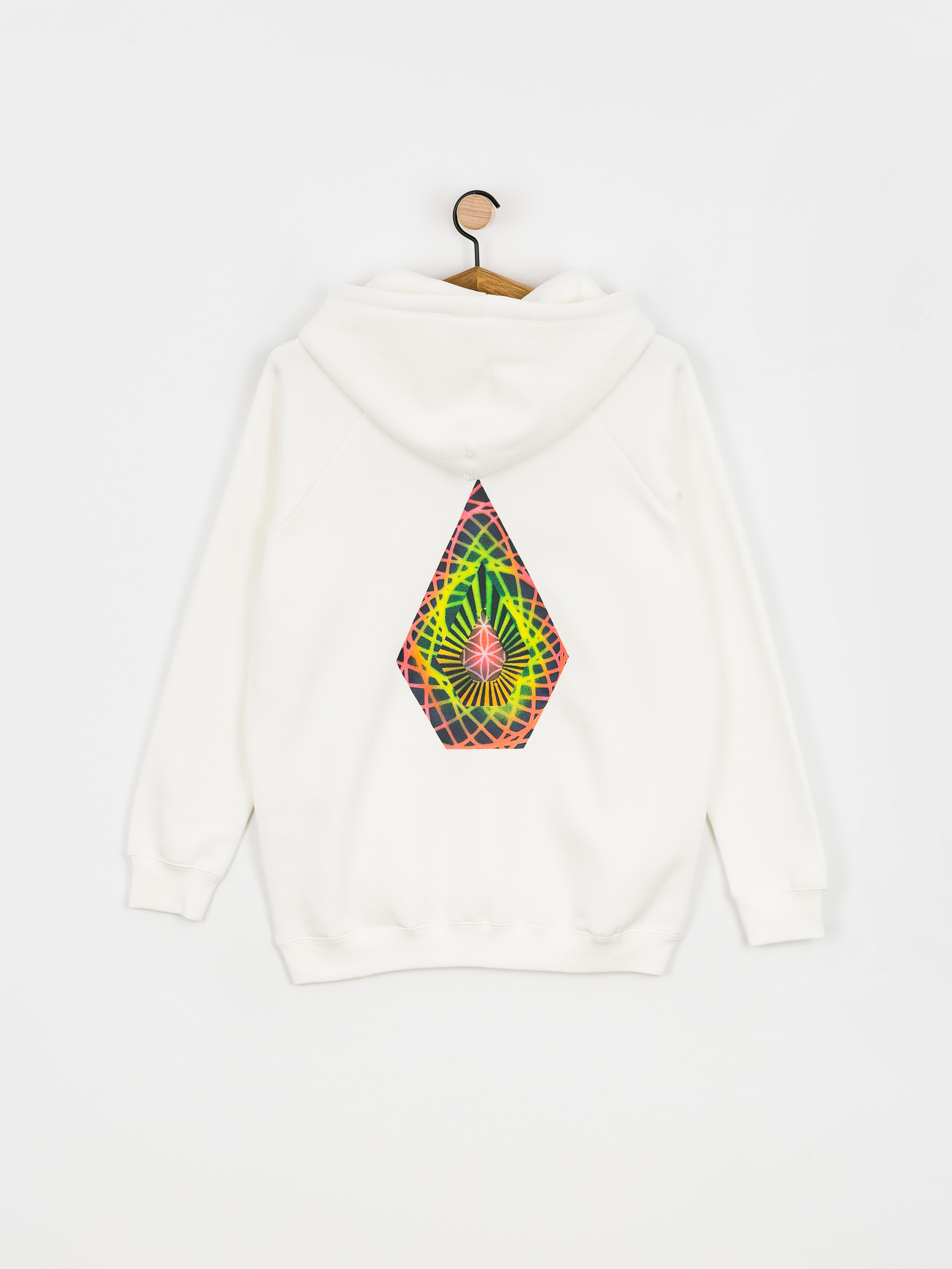 Bluza z kapturem Volcom Star Shields Bf HD Wmn (star white)