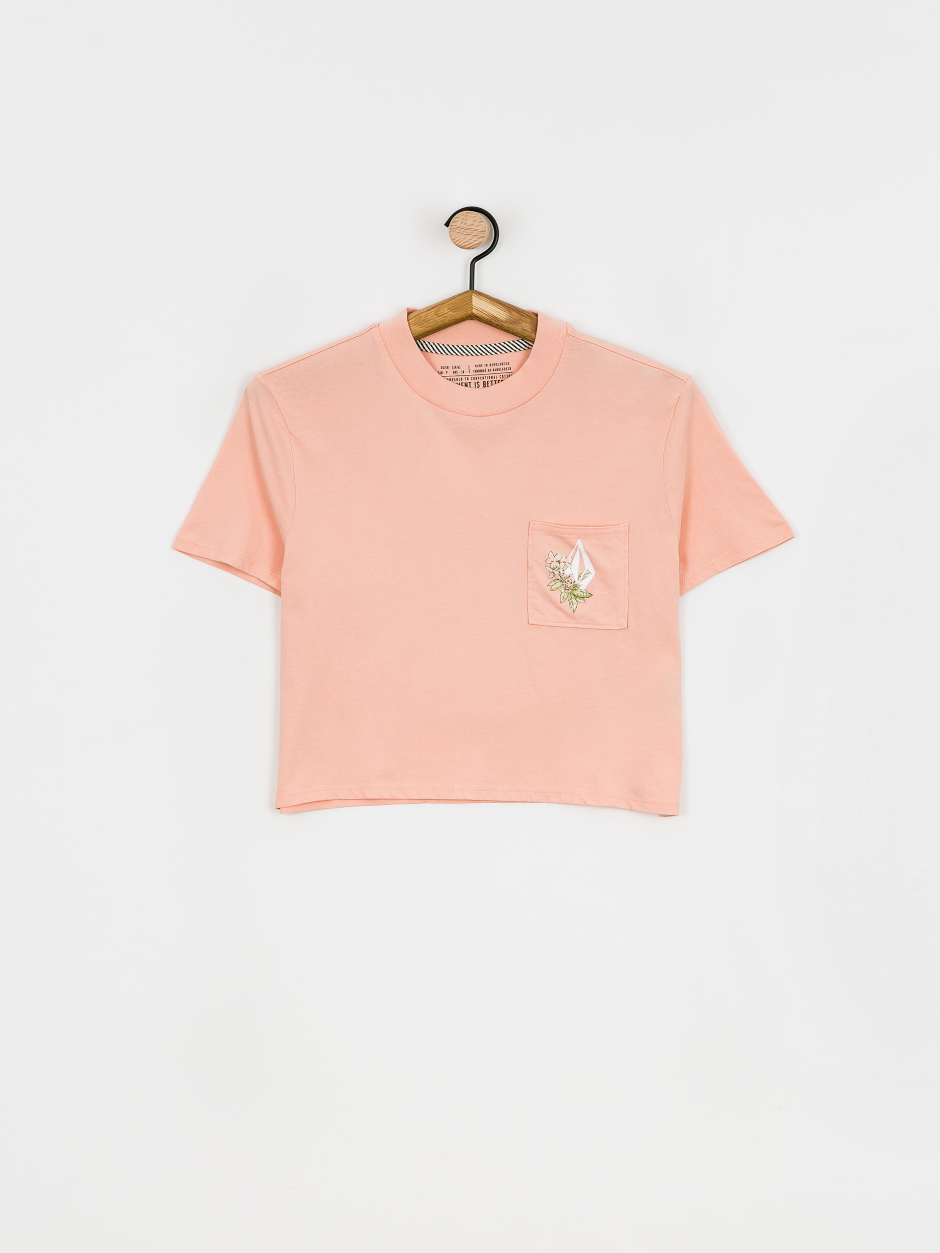 T-shirt Volcom Pocket Dial Wmn (hazey pink)
