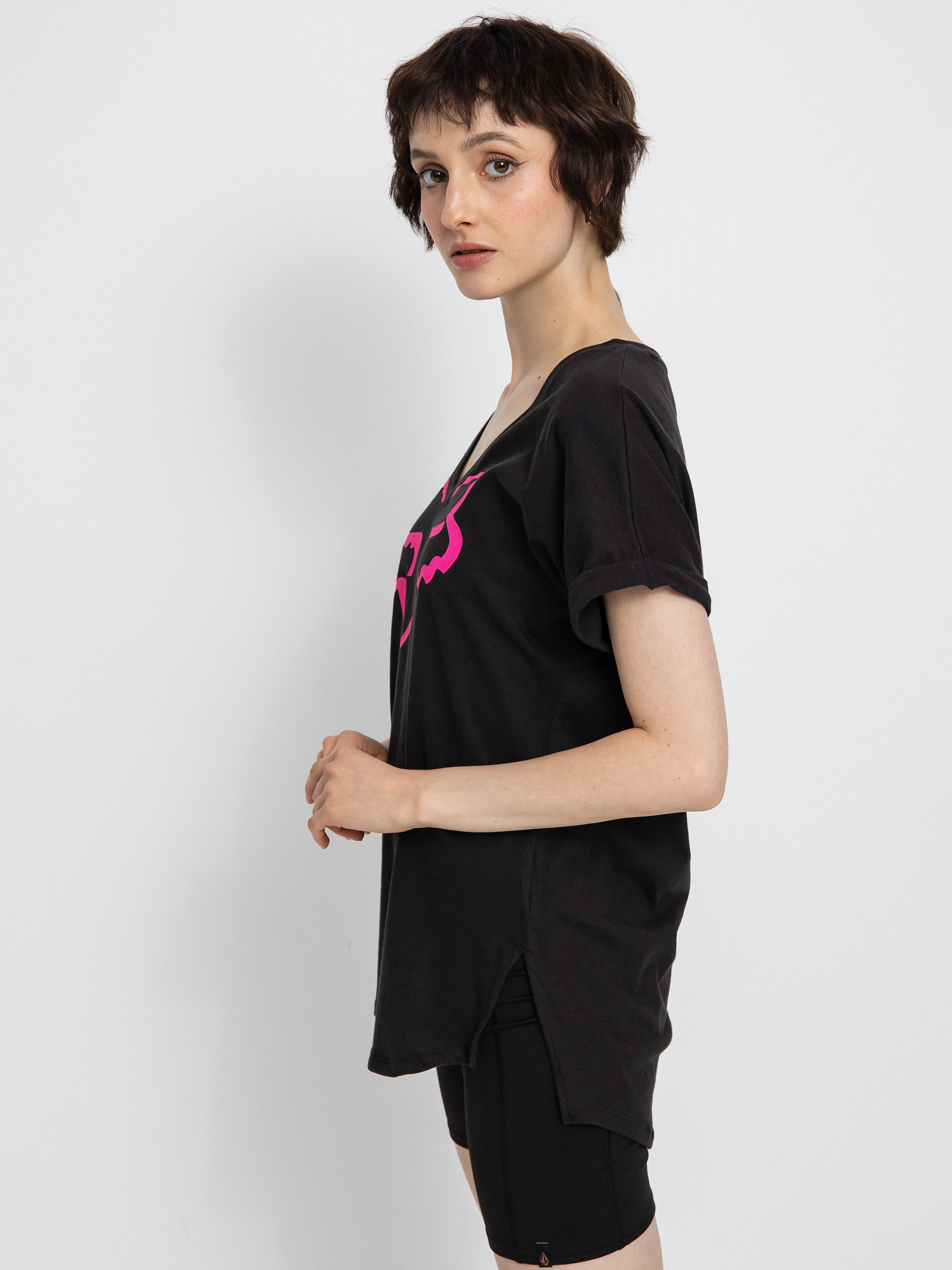 T-shirt Fox Boundary Wmn (blk/pnk)