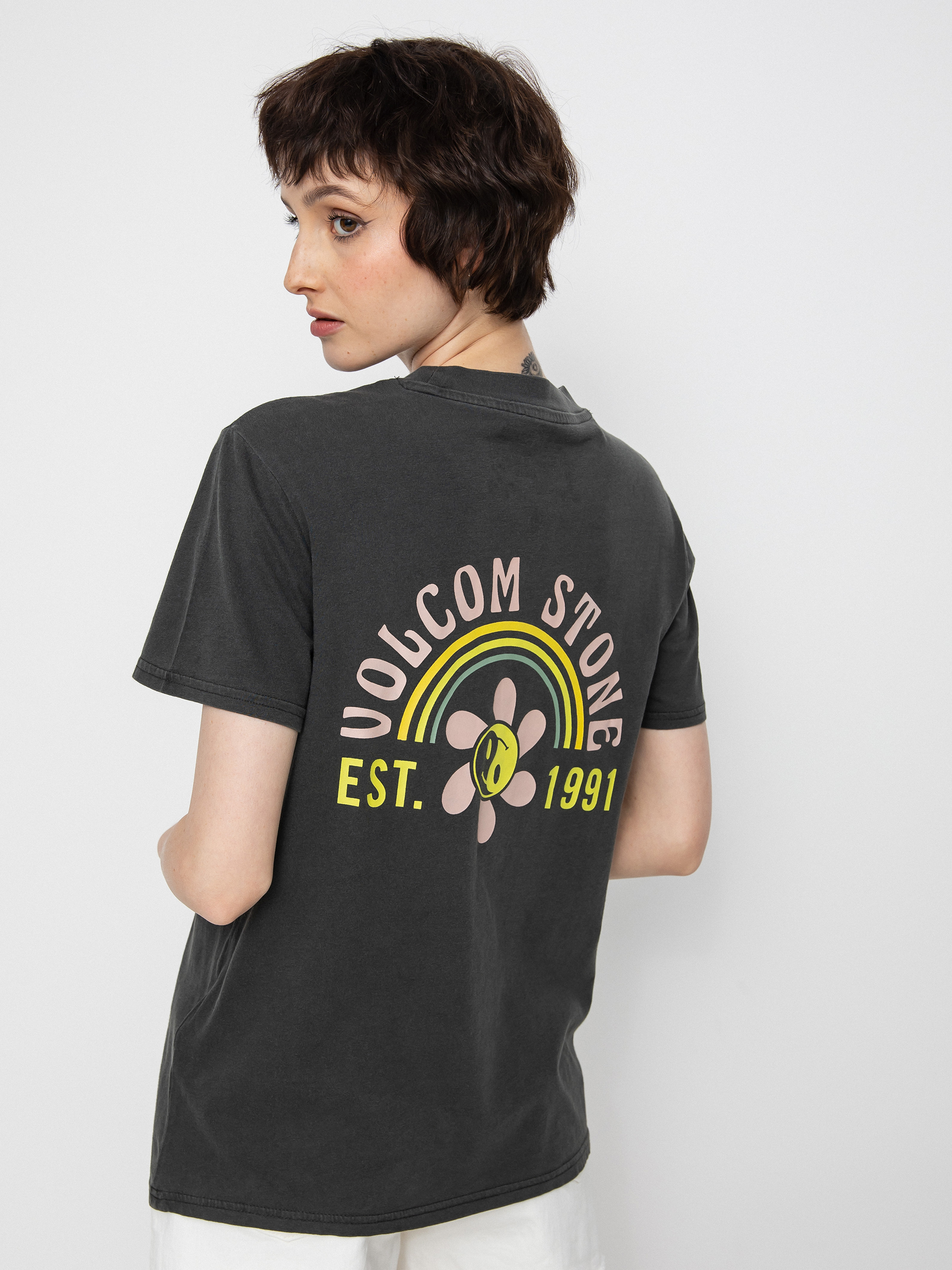 T-shirt Volcom Lock It Up Wmn (black)