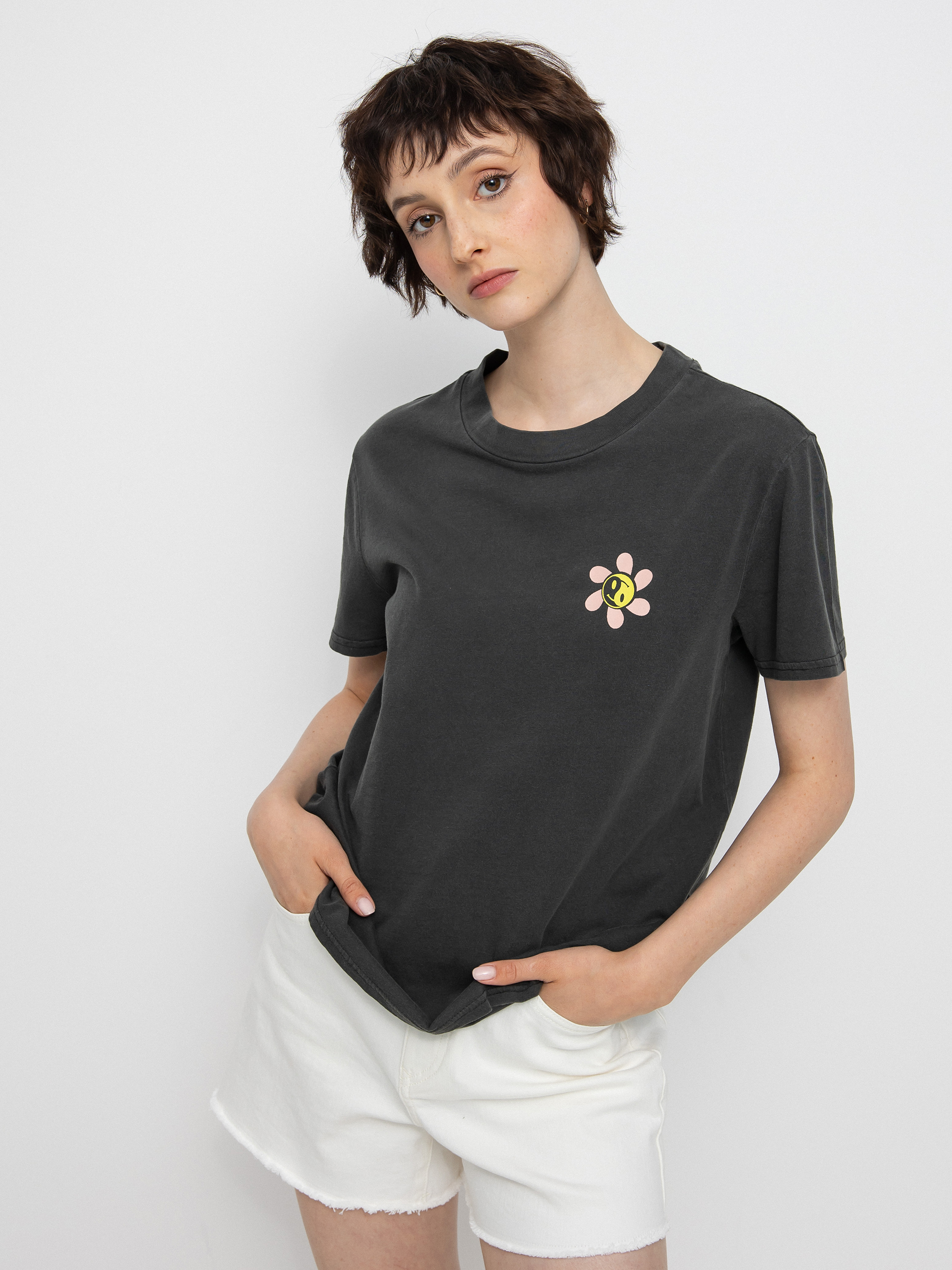 T-shirt Volcom Lock It Up Wmn (black)