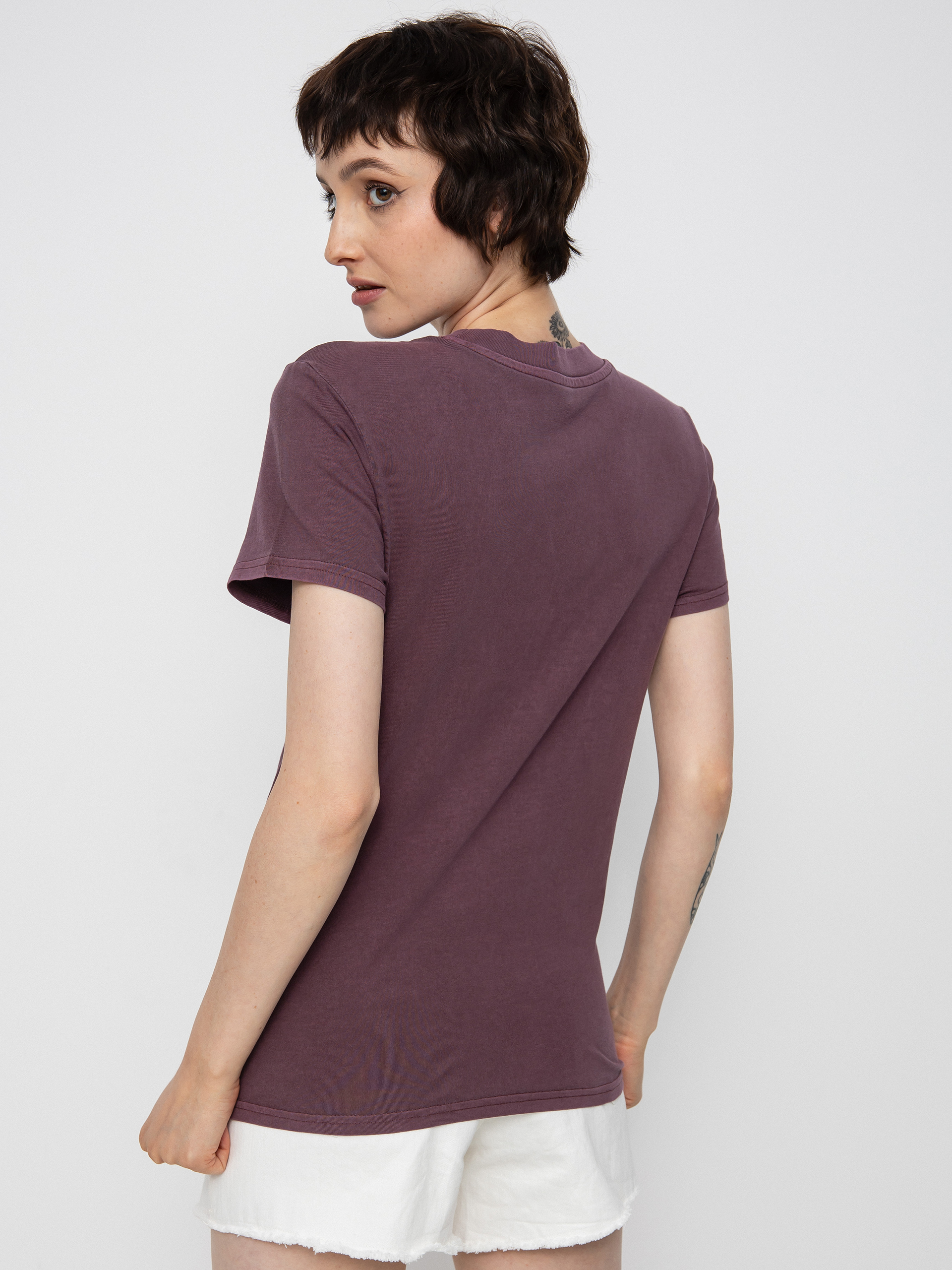 T-shirt Volcom Solid Stone Emb Wmn (eggplant)