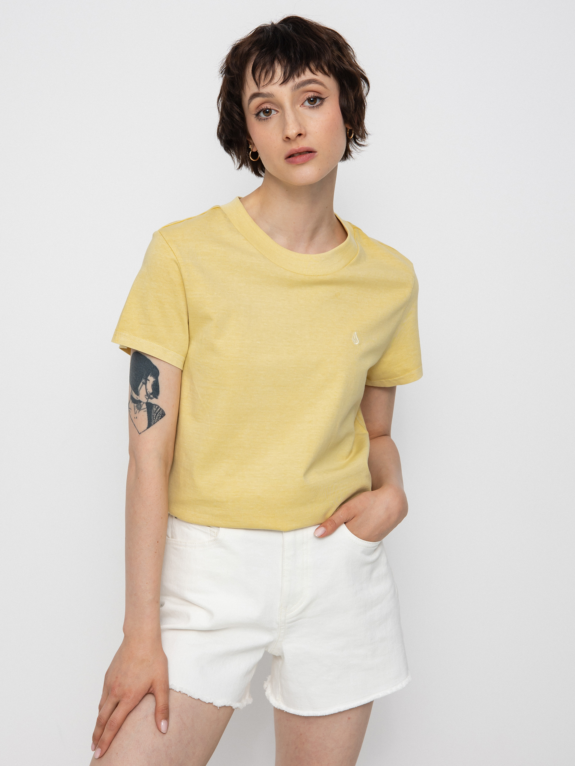 T-shirt Volcom Solid Stone Emb Wmn (wheat)