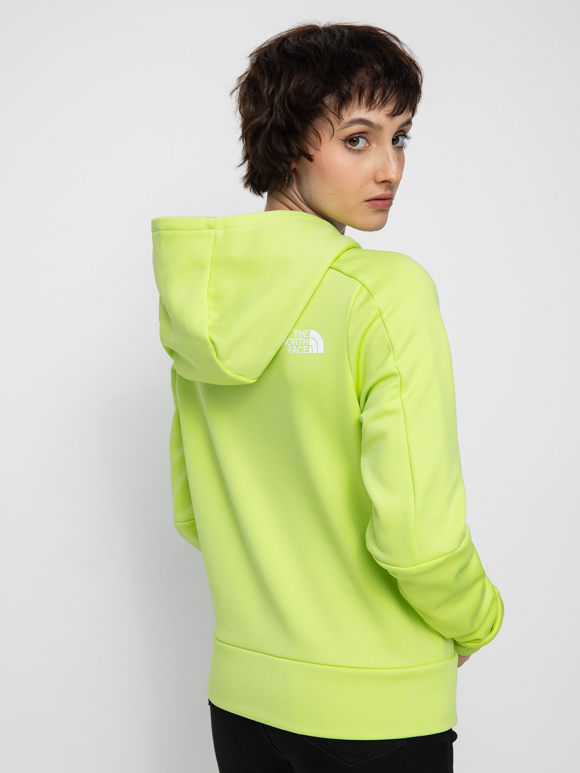 Bluza z kapturem The North Face Ma ZHD Wmn (sharp green/tnf black)