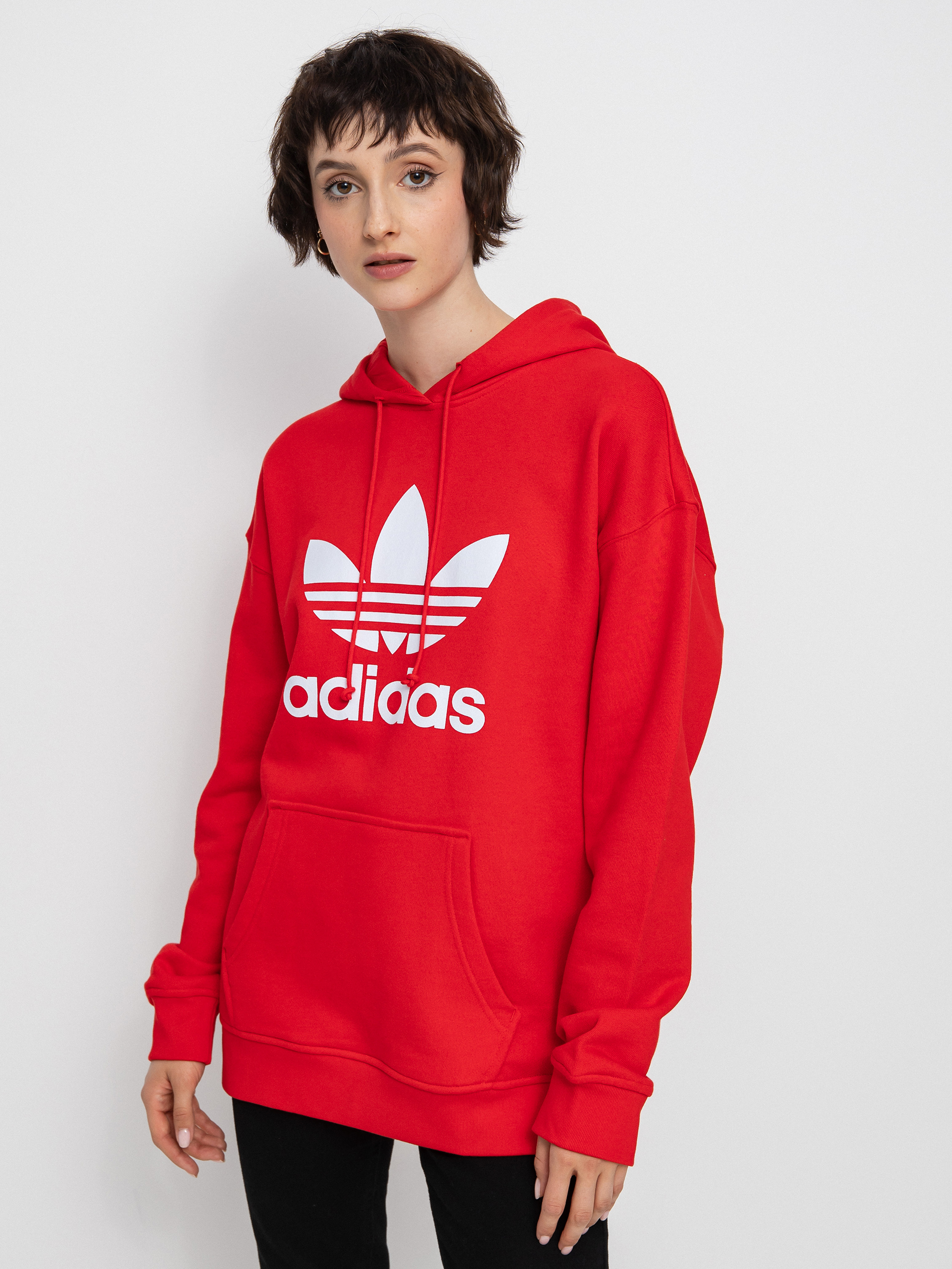 Bluza z kapturem adidas Originals Trf HD Wmn (vivid red)