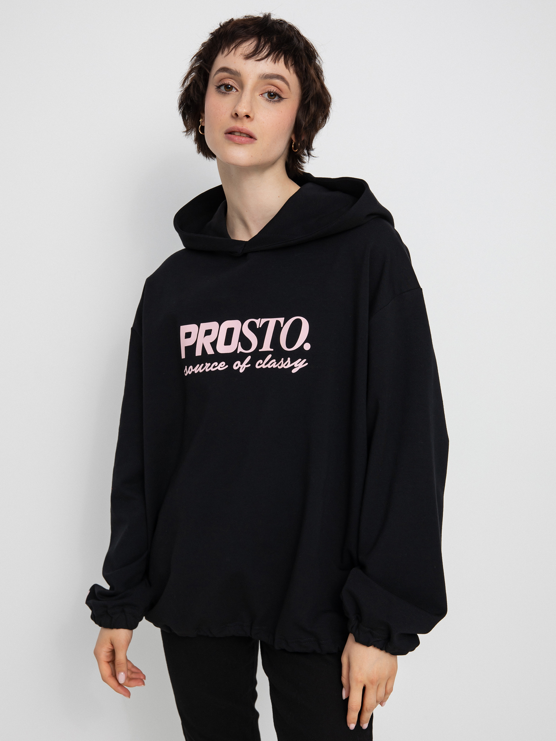 Bluza z kapturem Prosto Patty Wmn (black)