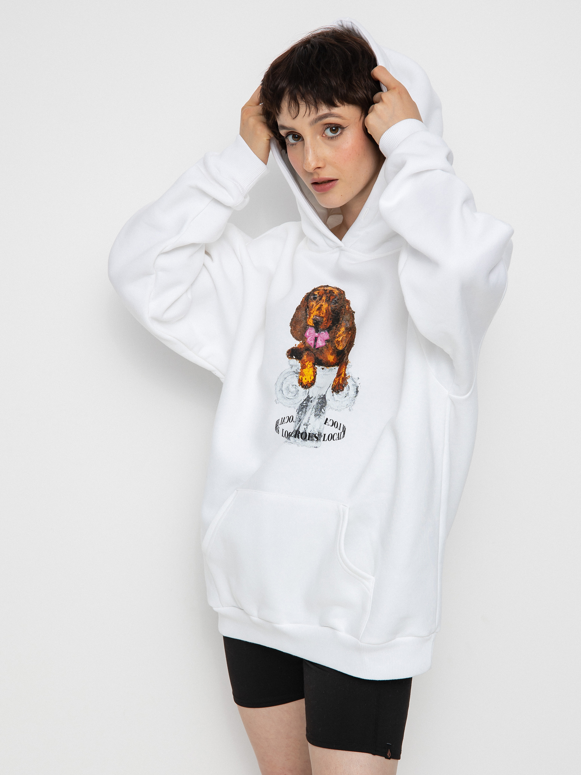 Bluza z kapturem Local Heroes Puppy HD Wmn (white)