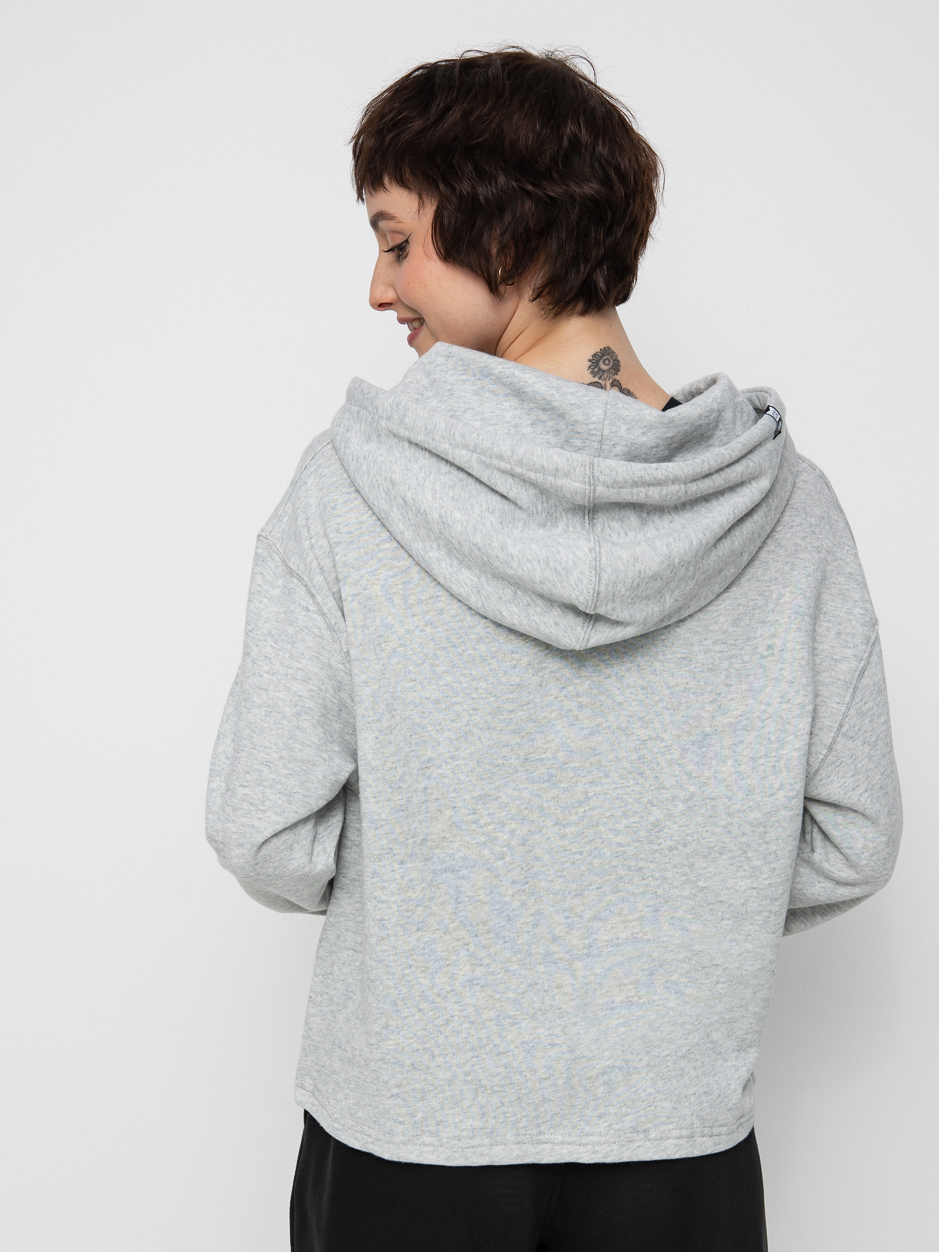 Bluza z kapturem Salty Crew Sand Set Crop Wmn (athletic heather)