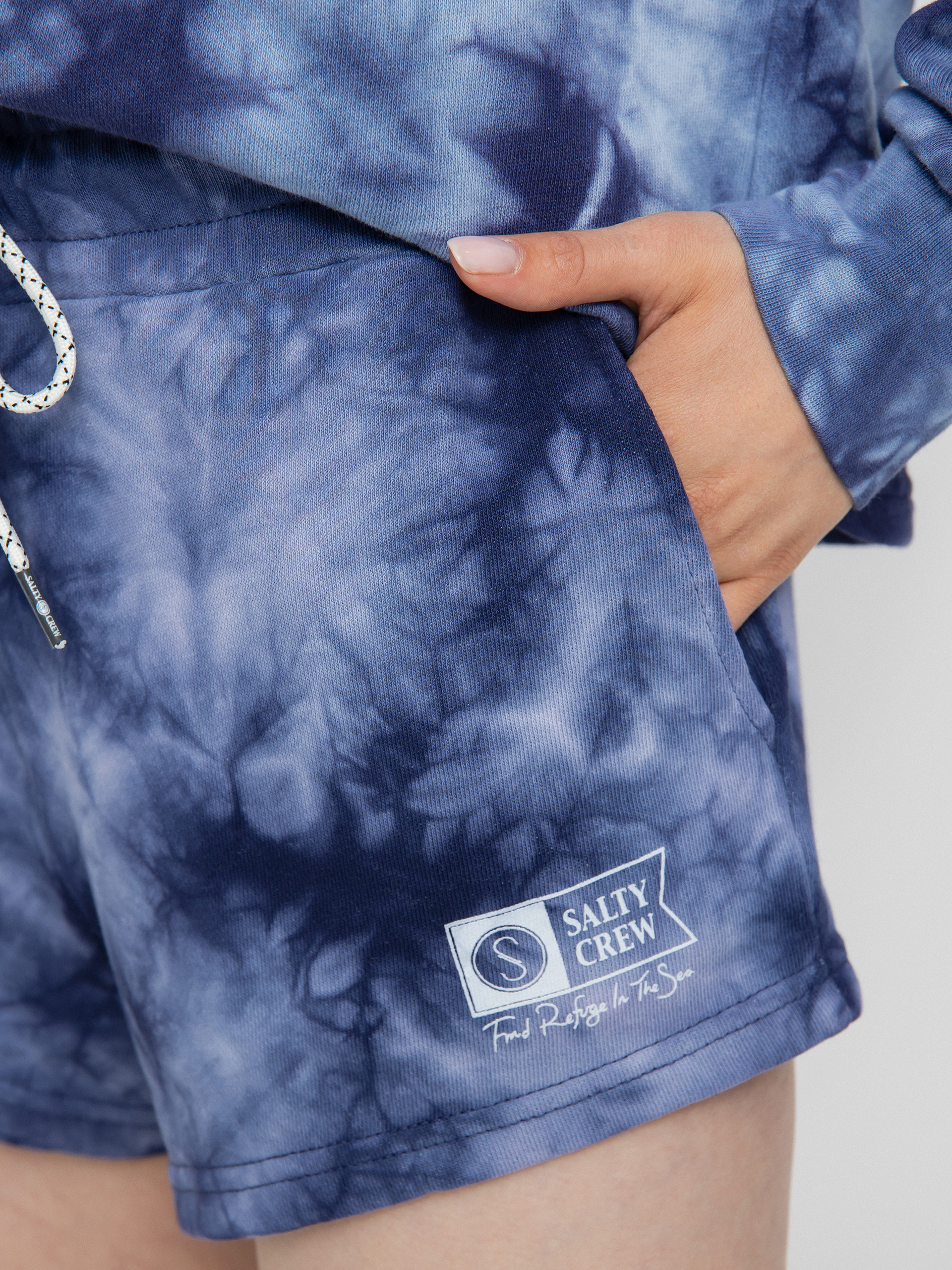 Szorty Salty Crew Sand Set Wmn (navy tie dye)