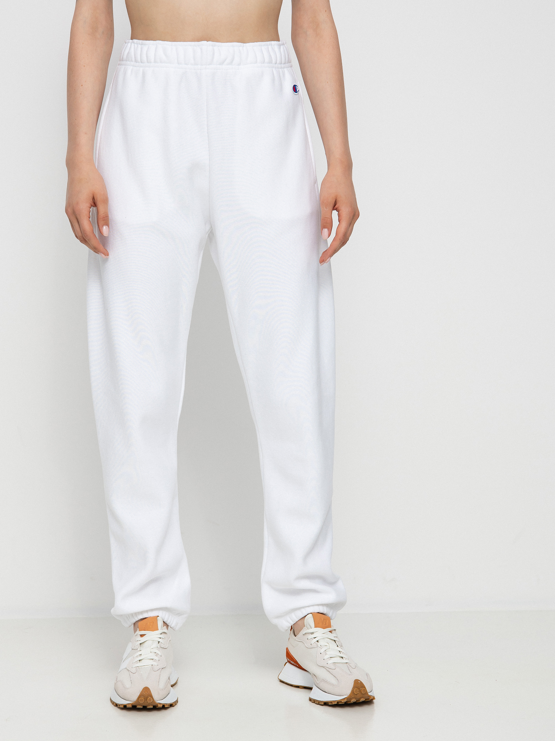 Spodnie Champion Elastic Cuff Pants 115098 Wmn (wht)