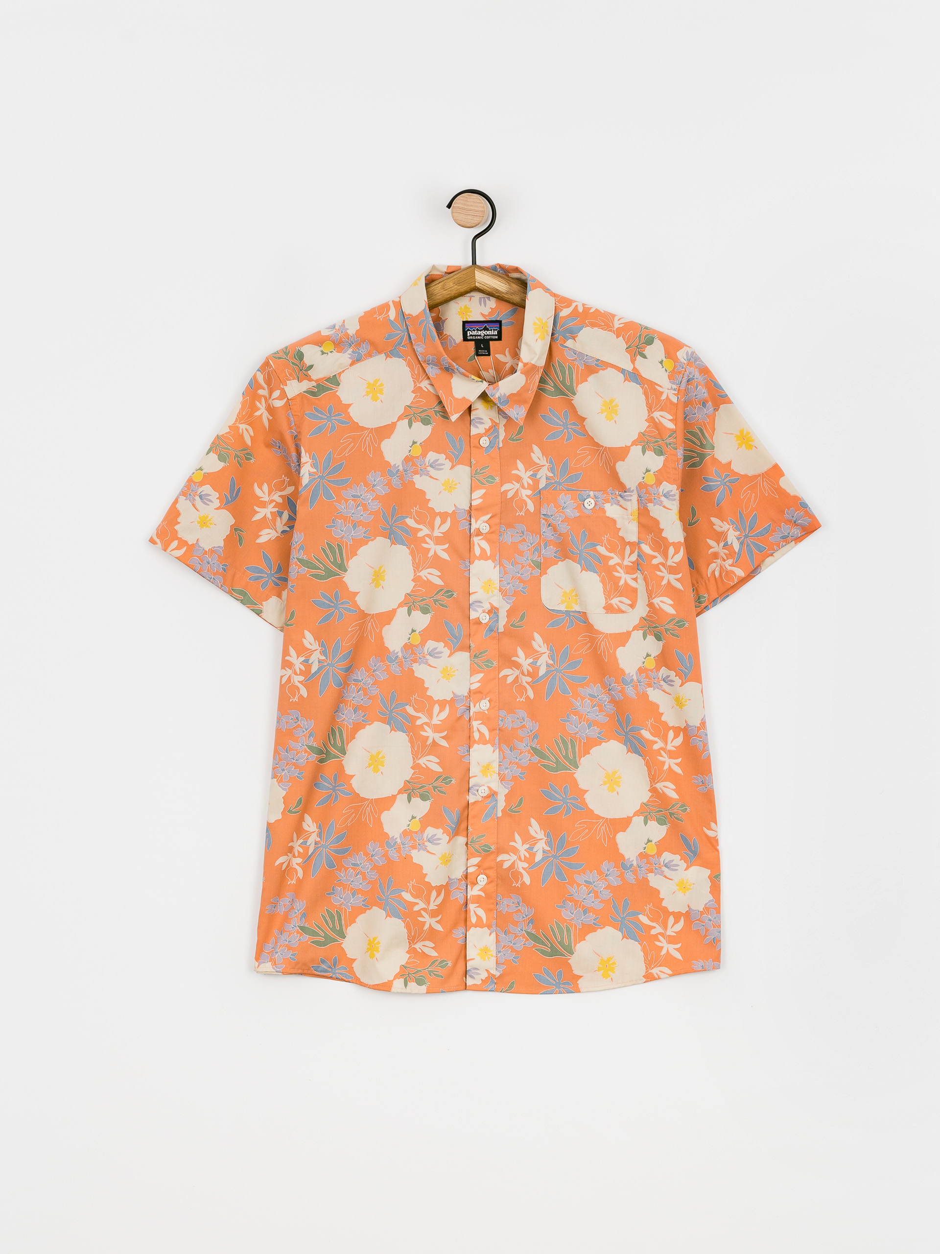 Koszula Patagonia Go To Shirt (flower power tigerlily orange)