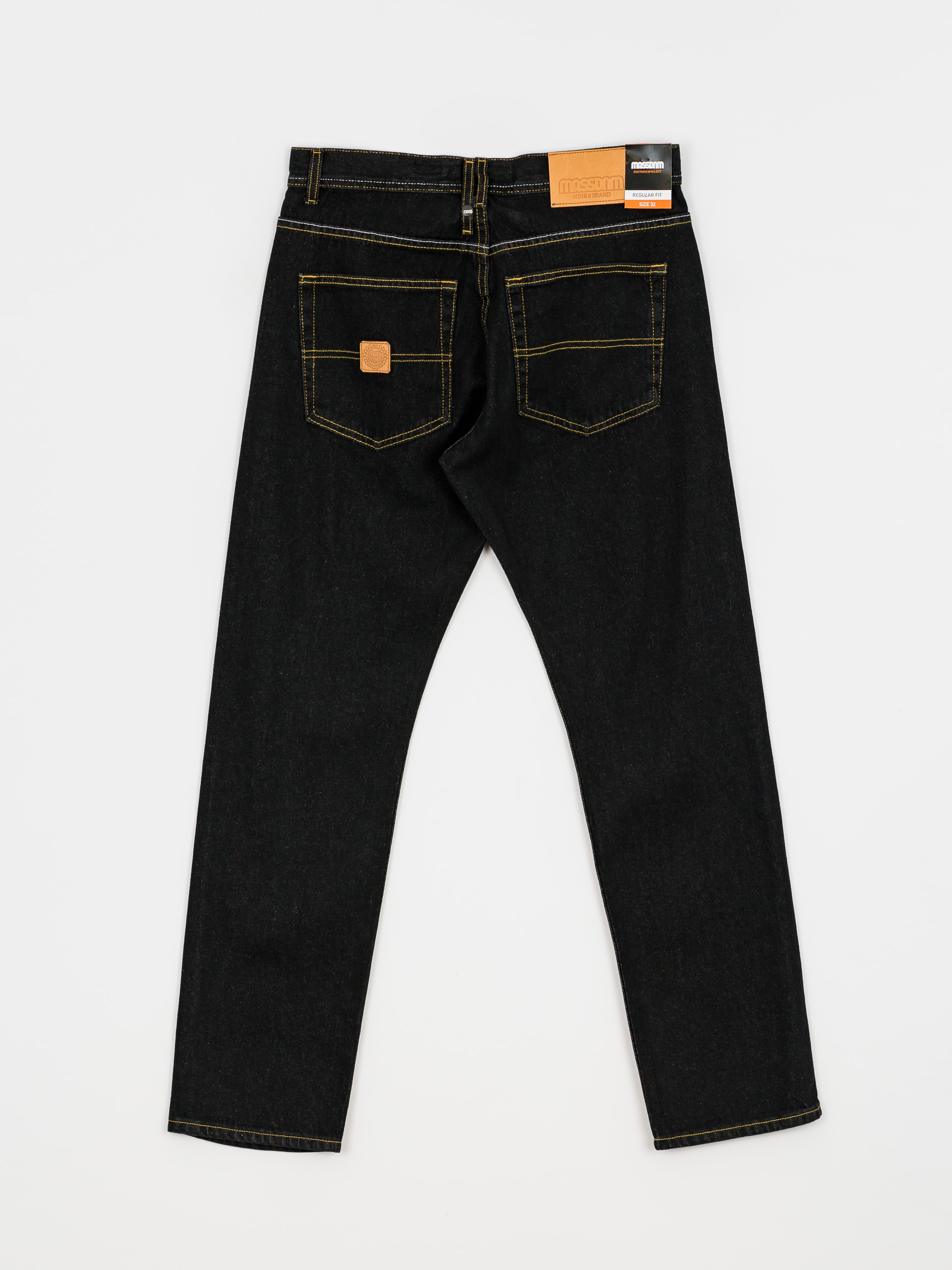 Spodnie MassDnm Base Jeans Regular Fit (black rinse)