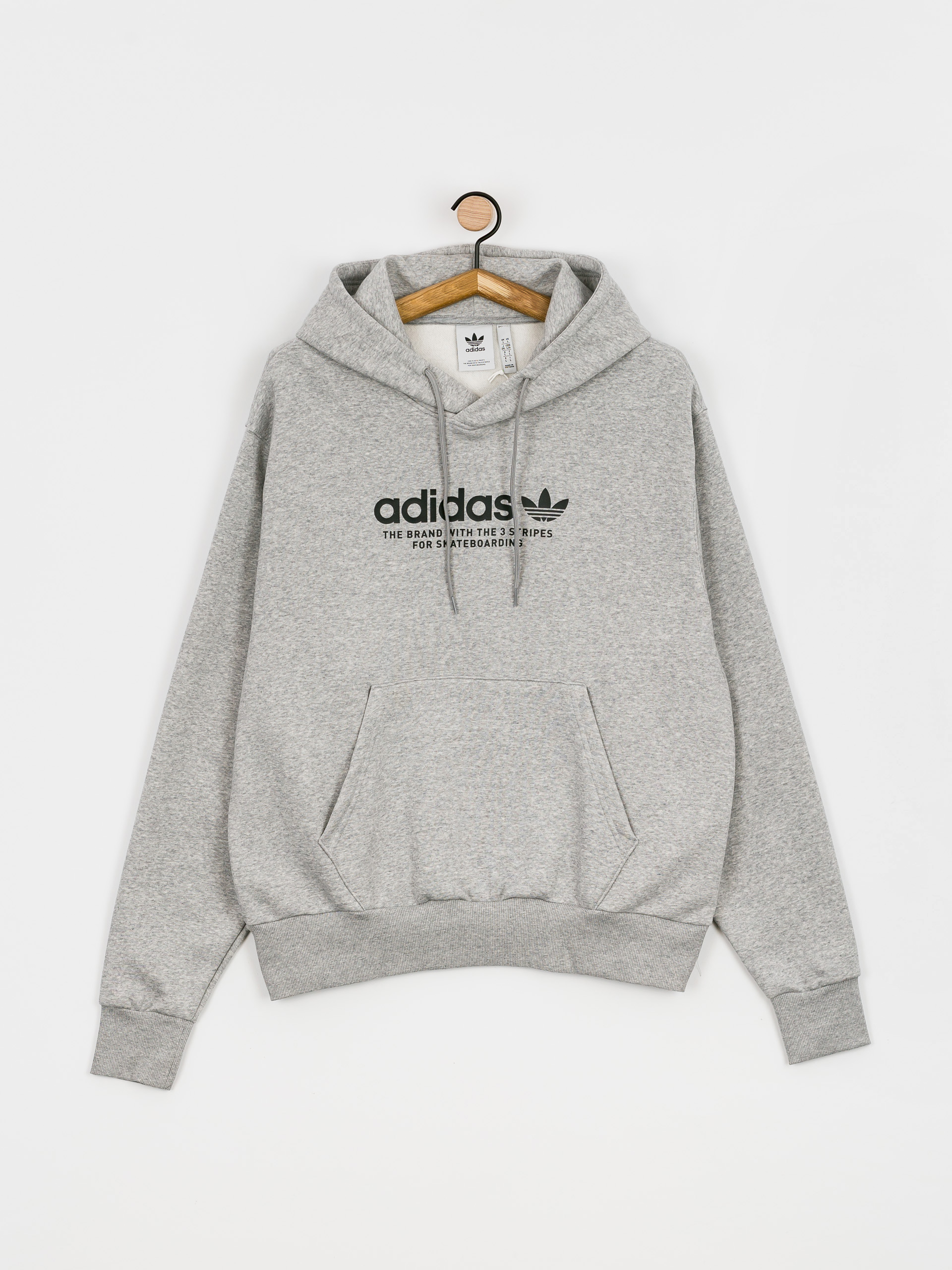Bluza z kapturem adidas 4.0 Logo HD (mgreyh/black)