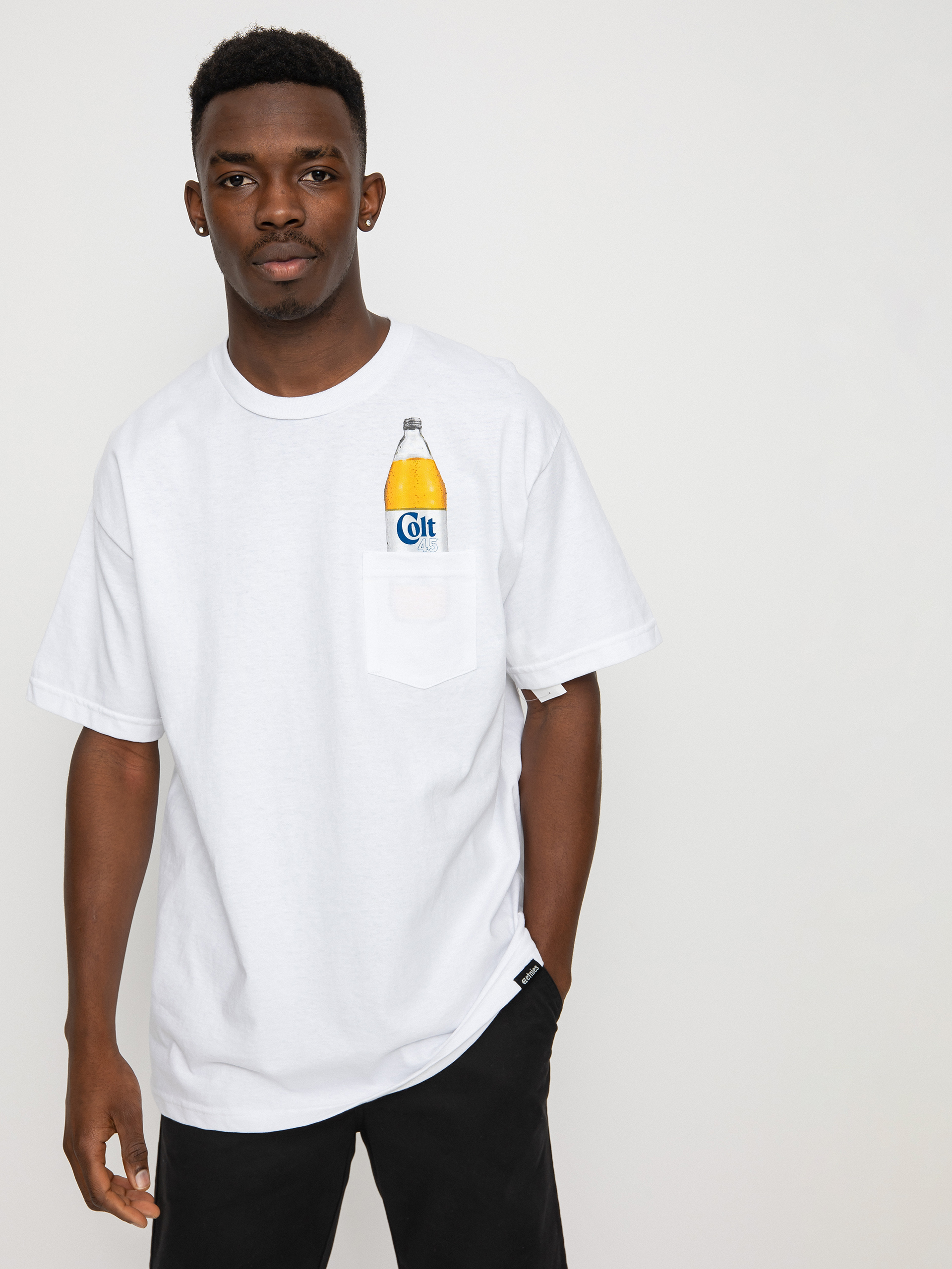 T-shirt Etnies Colt 45 Pocket (white)