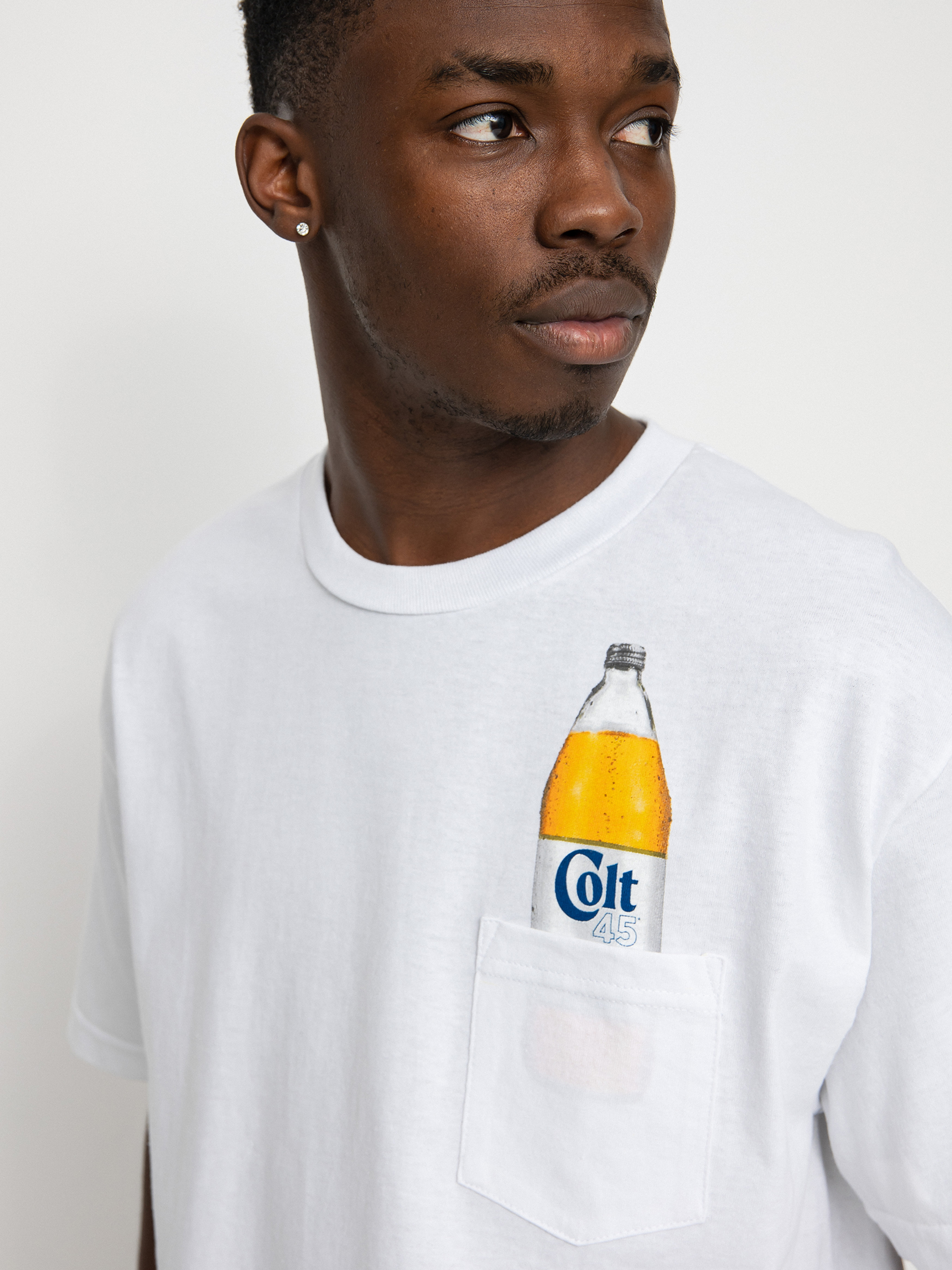 T-shirt Etnies Colt 45 Pocket (white)
