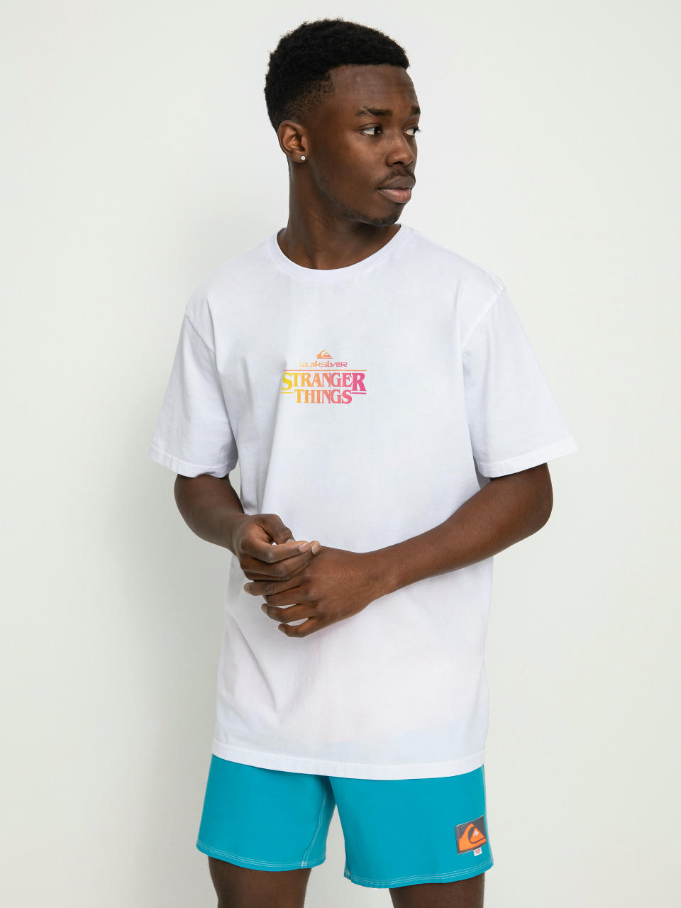 T-shirt Quiksilver X Stranger Things (white)