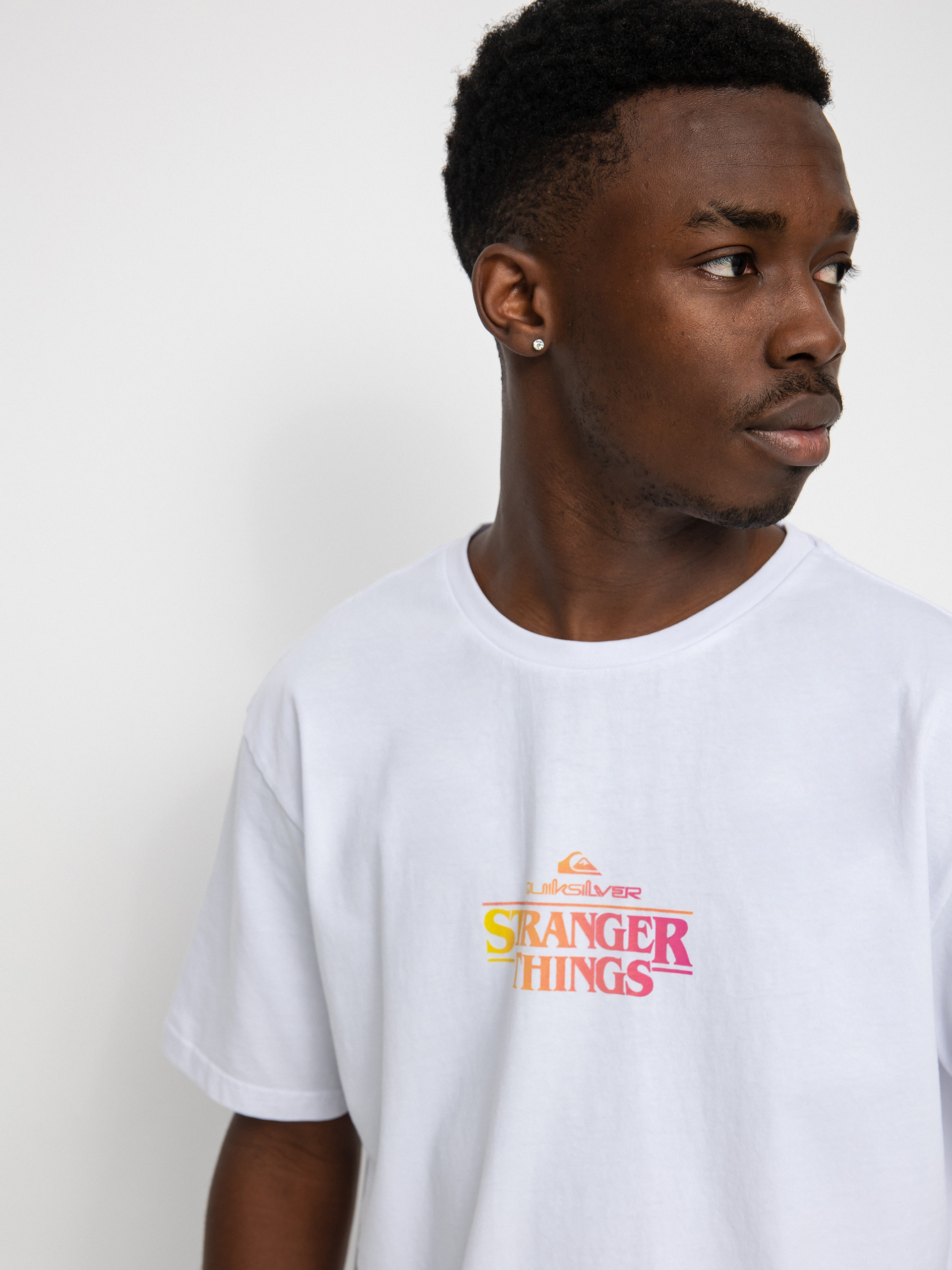 T-shirt Quiksilver X Stranger Things (white)