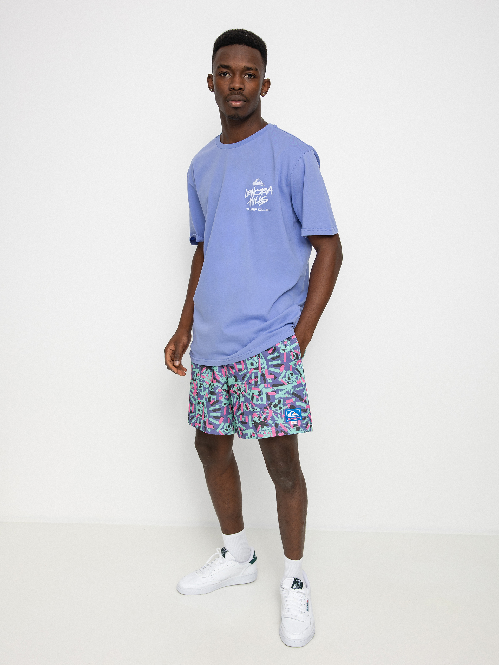 T-shirt Quiksilver X Stranger Things Lenora Hills Surf Club (jacaranda)