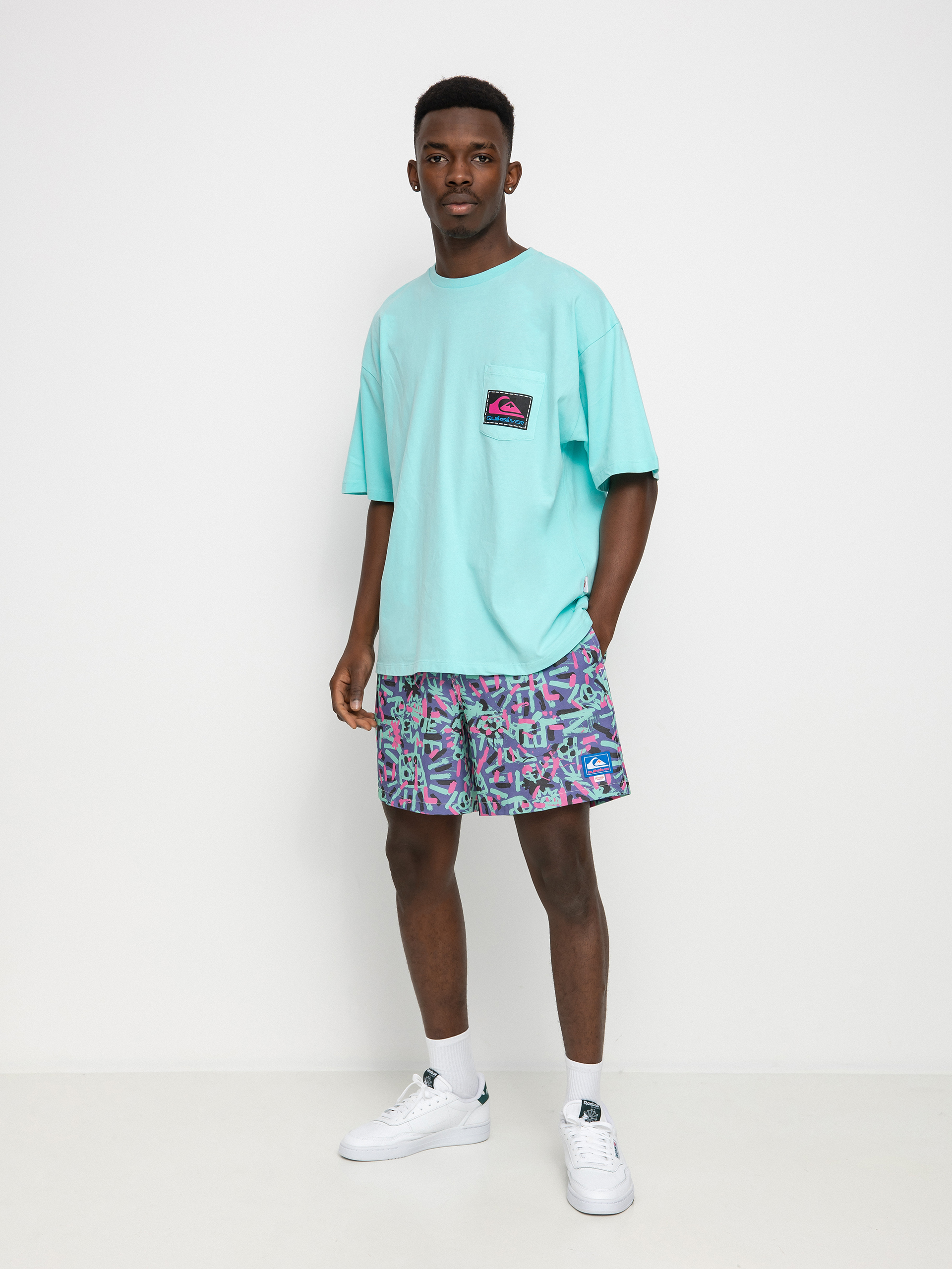 T-shirt Quiksilver X Stranger Things Rainbow (little boy blue)