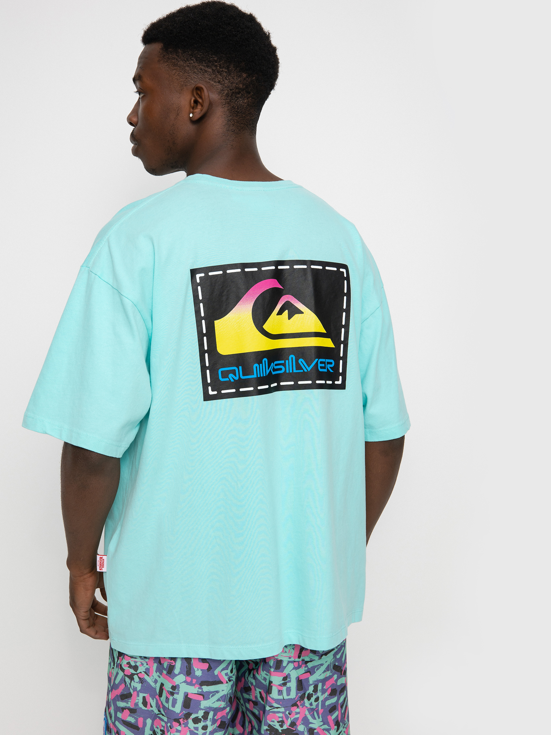 T-shirt Quiksilver X Stranger Things Rainbow (little boy blue)