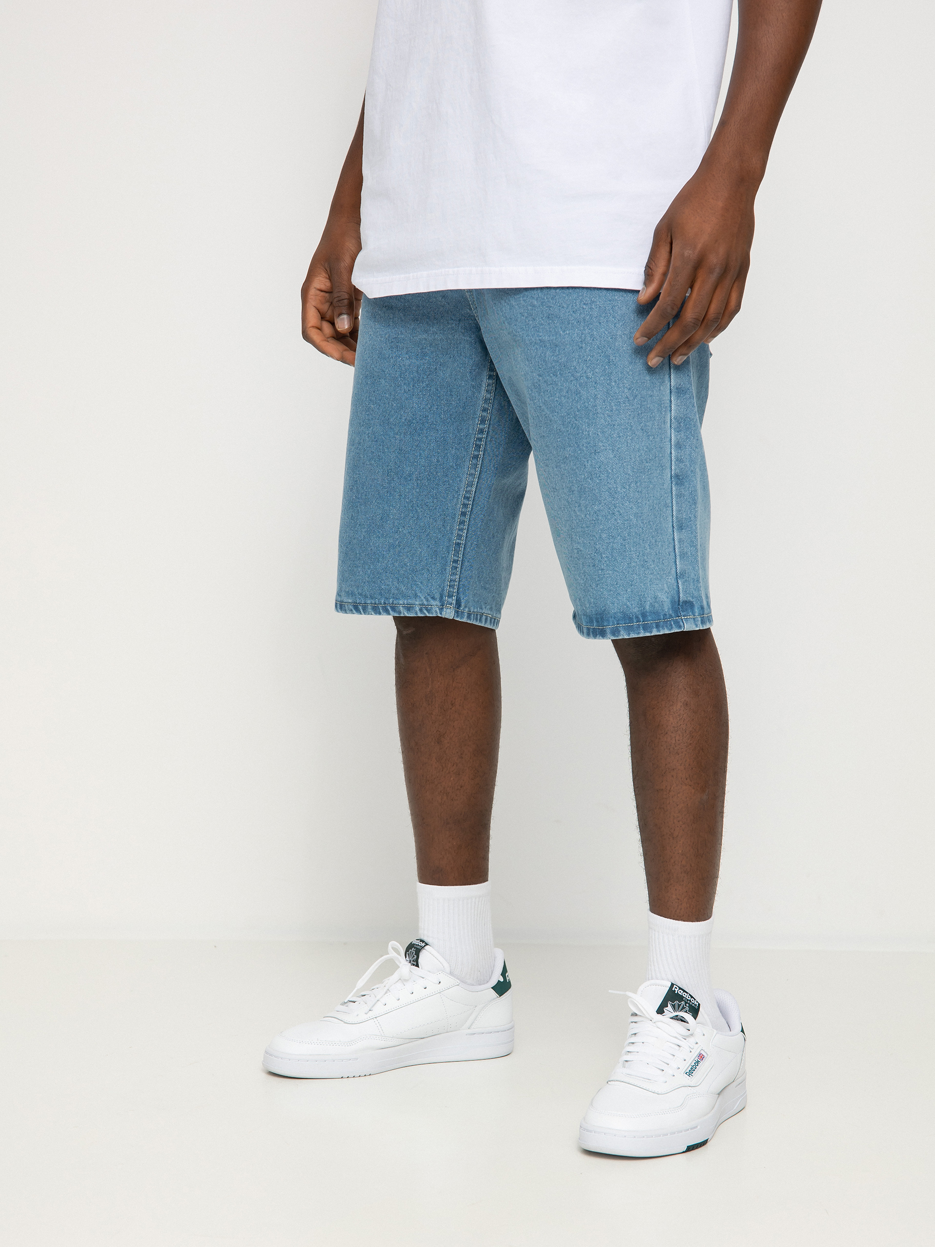 Szorty MassDnm Base Jeans Straight Fit (light blue)