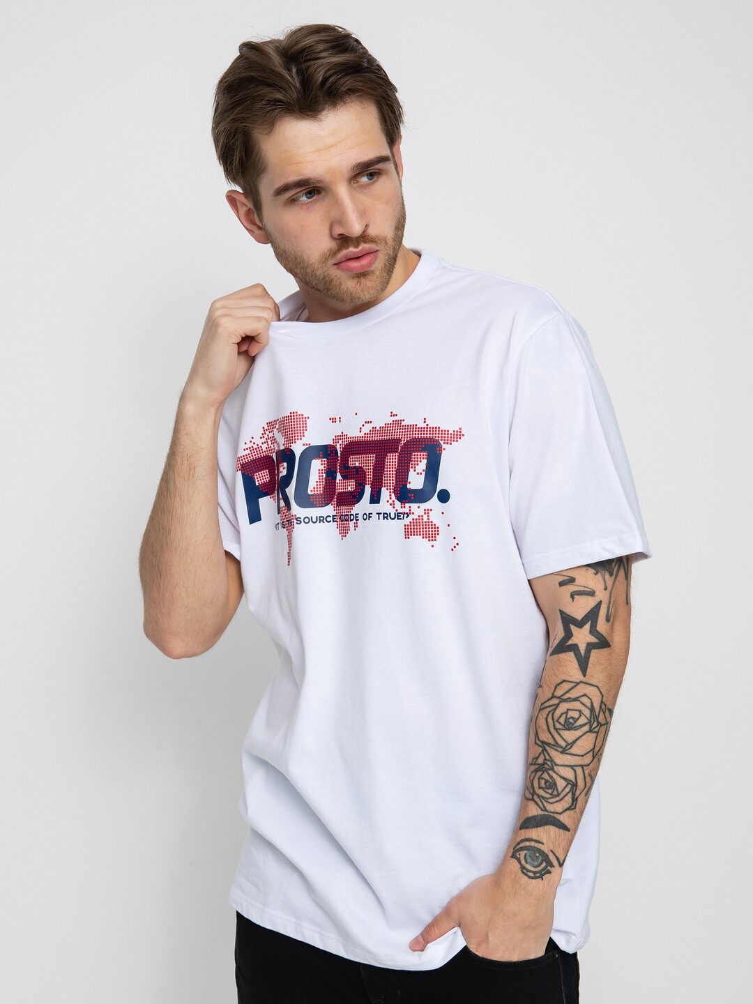 T-shirt Prosto Global (white)