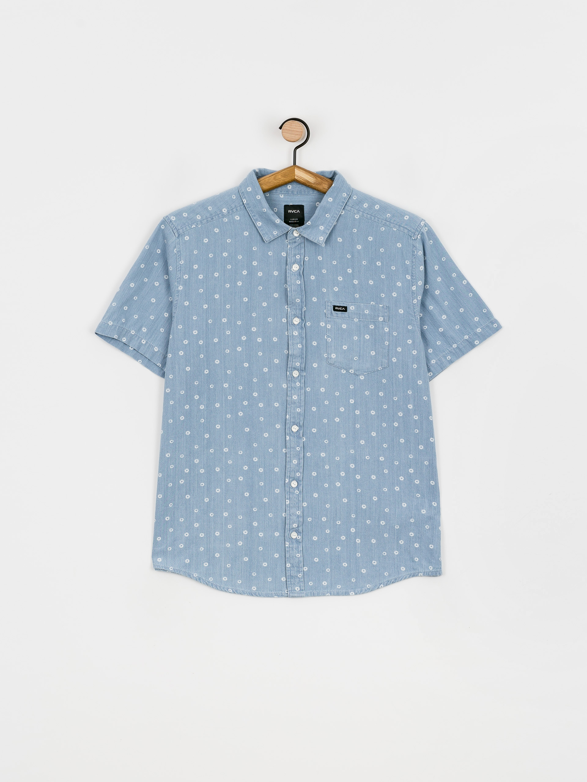 Koszula RVCA Harbour (denim/white)