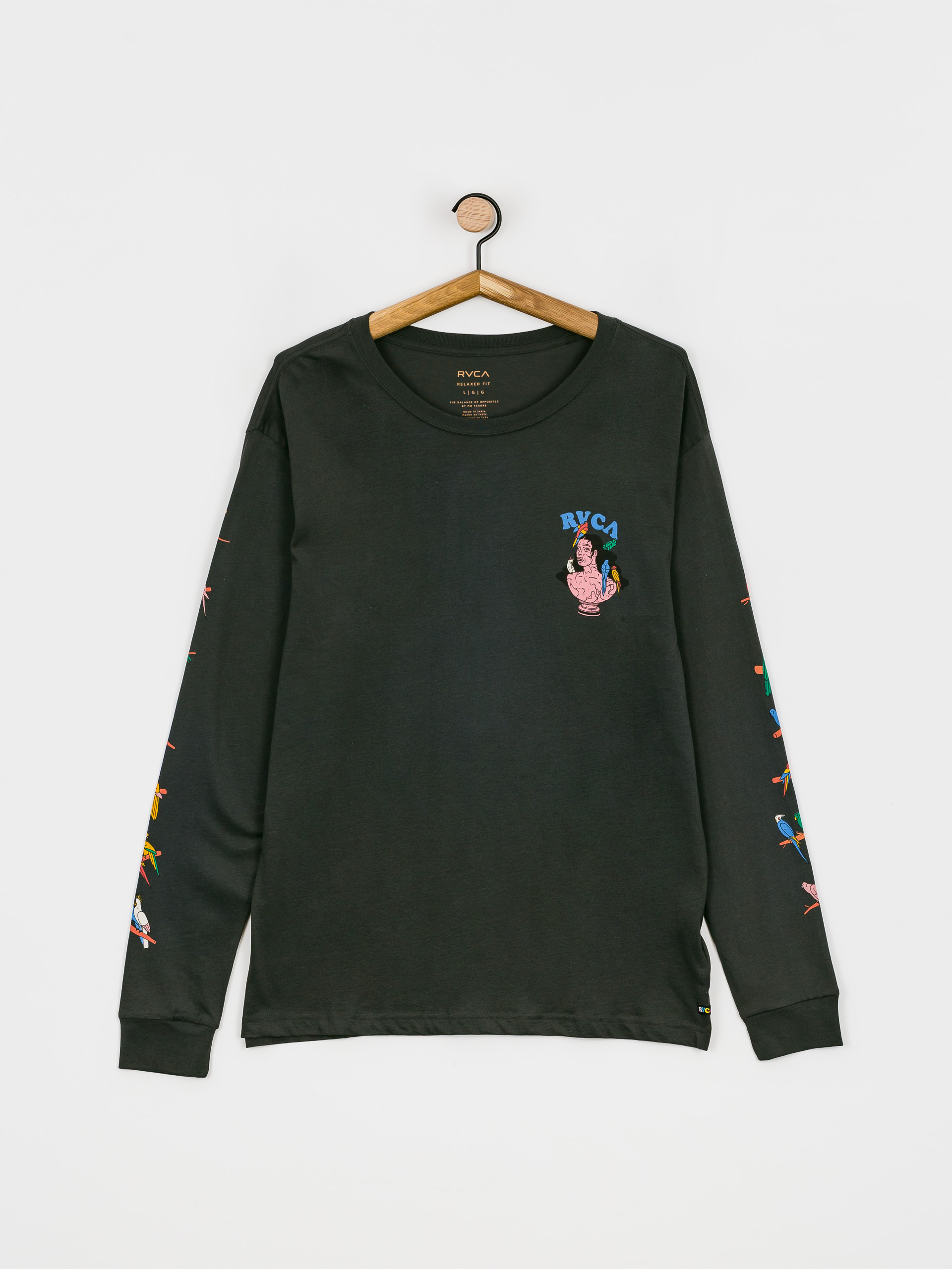 Longsleeve RVCA Parrot Ice (pirate black)