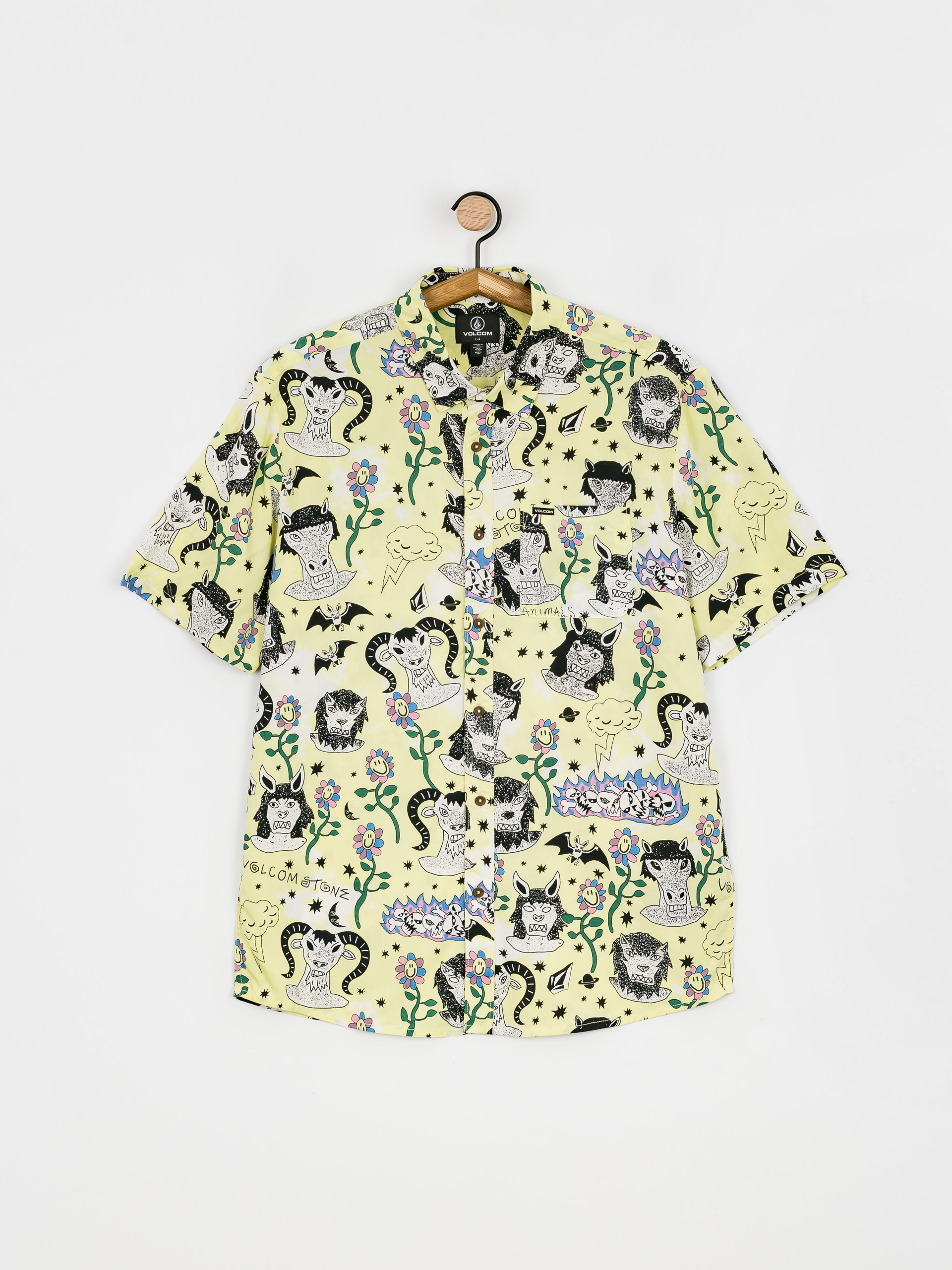 Koszula Volcom Surf Vitals Ozzy Woven (glimmer yellow)