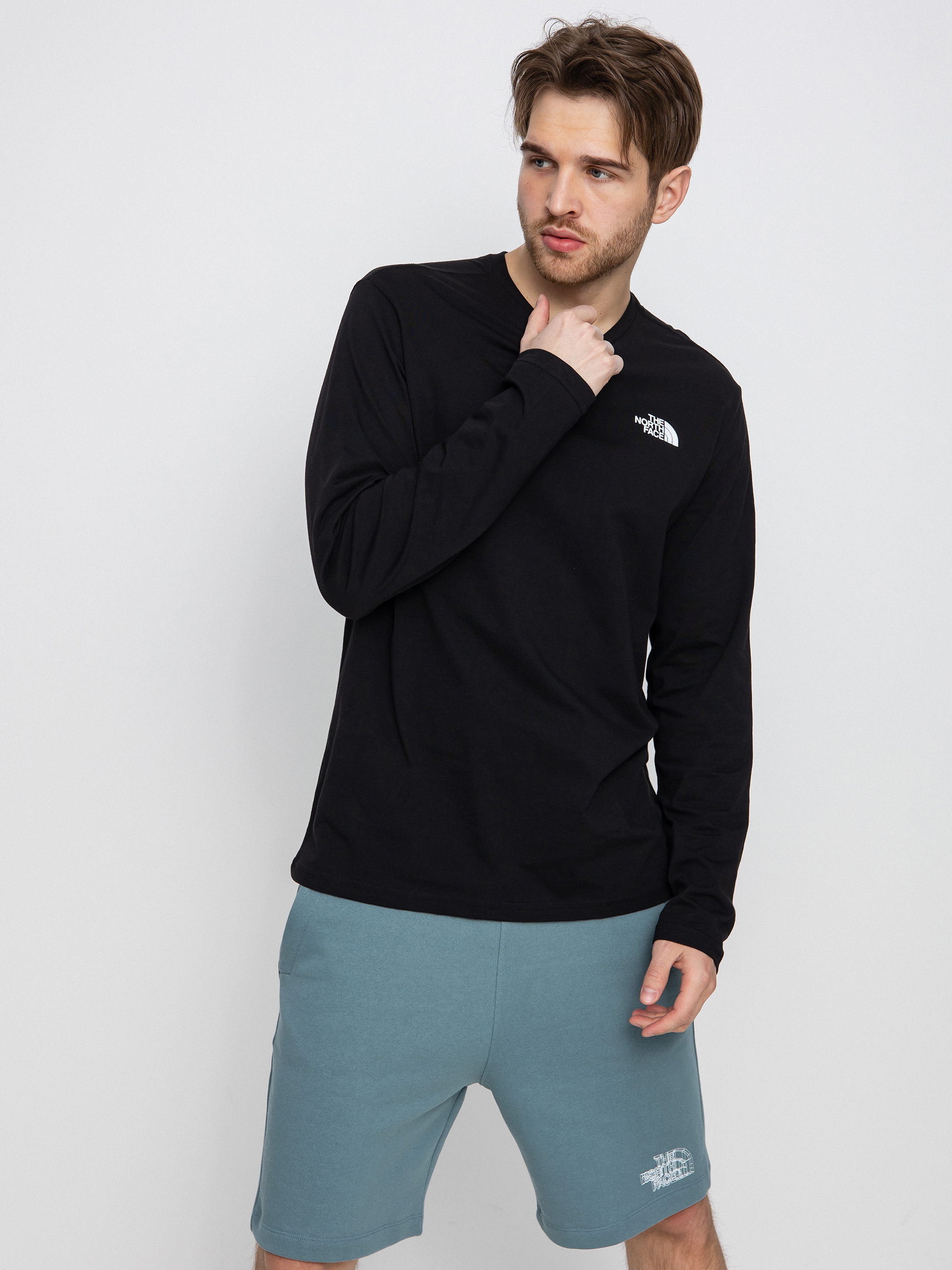 Longsleeve The North Face Easy (tnf black/zinc grey)