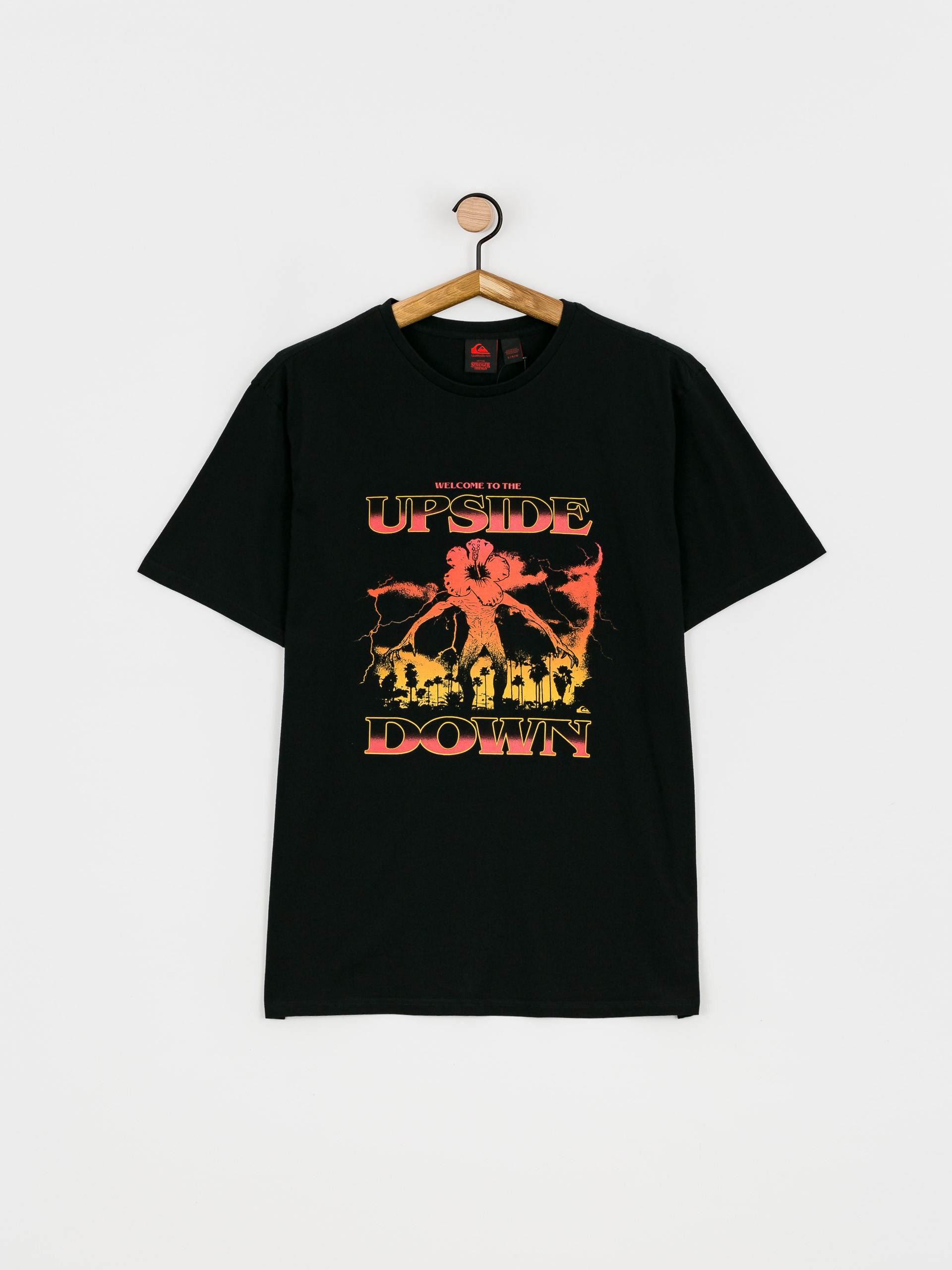 T-shirt Quiksilver X Stranger Things Welcome (black)