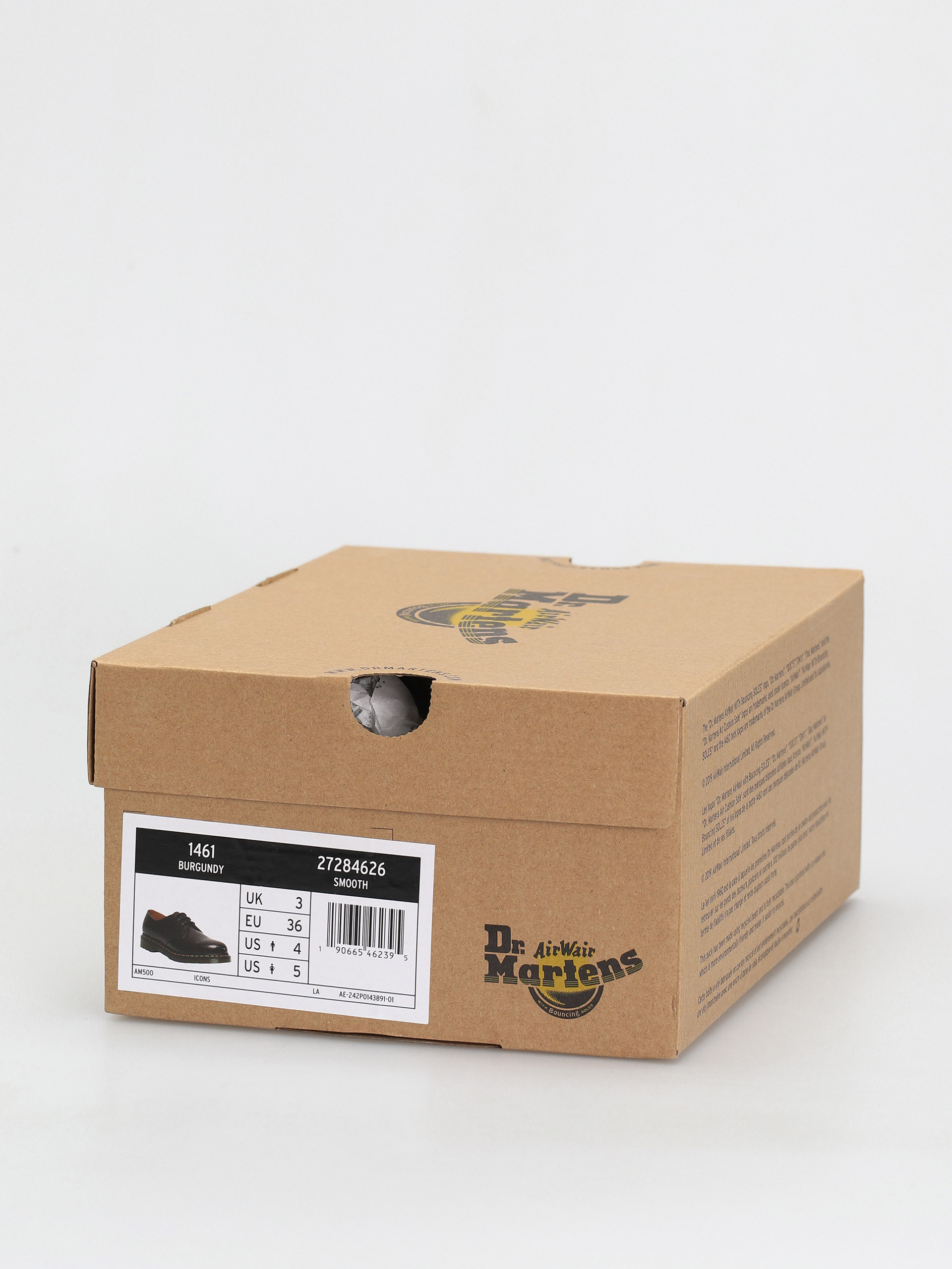 Buty Dr. Martens 1461 (burgundy smooth)