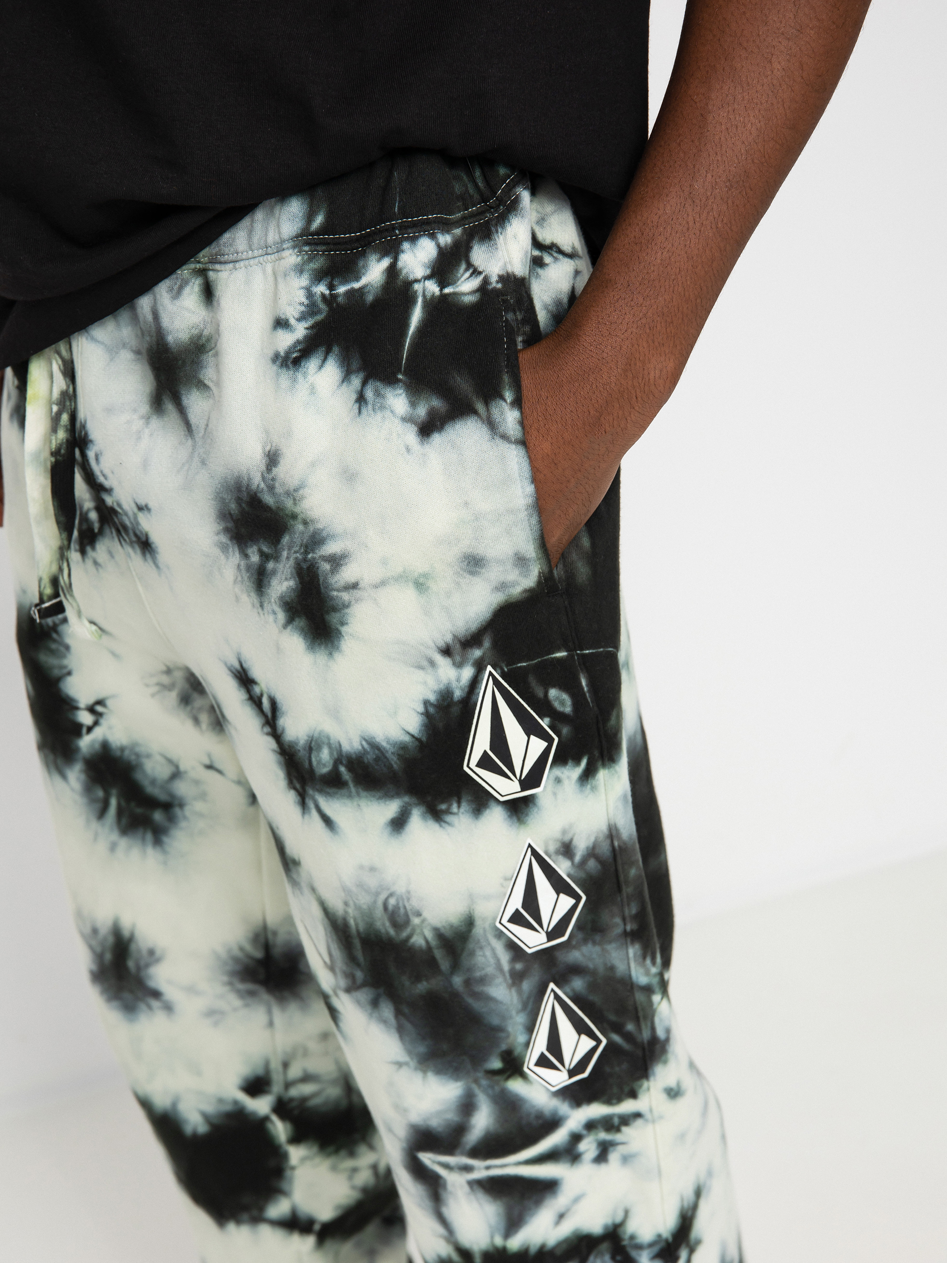Spodnie Volcom Iconic Stone Plus (lime tie dye)