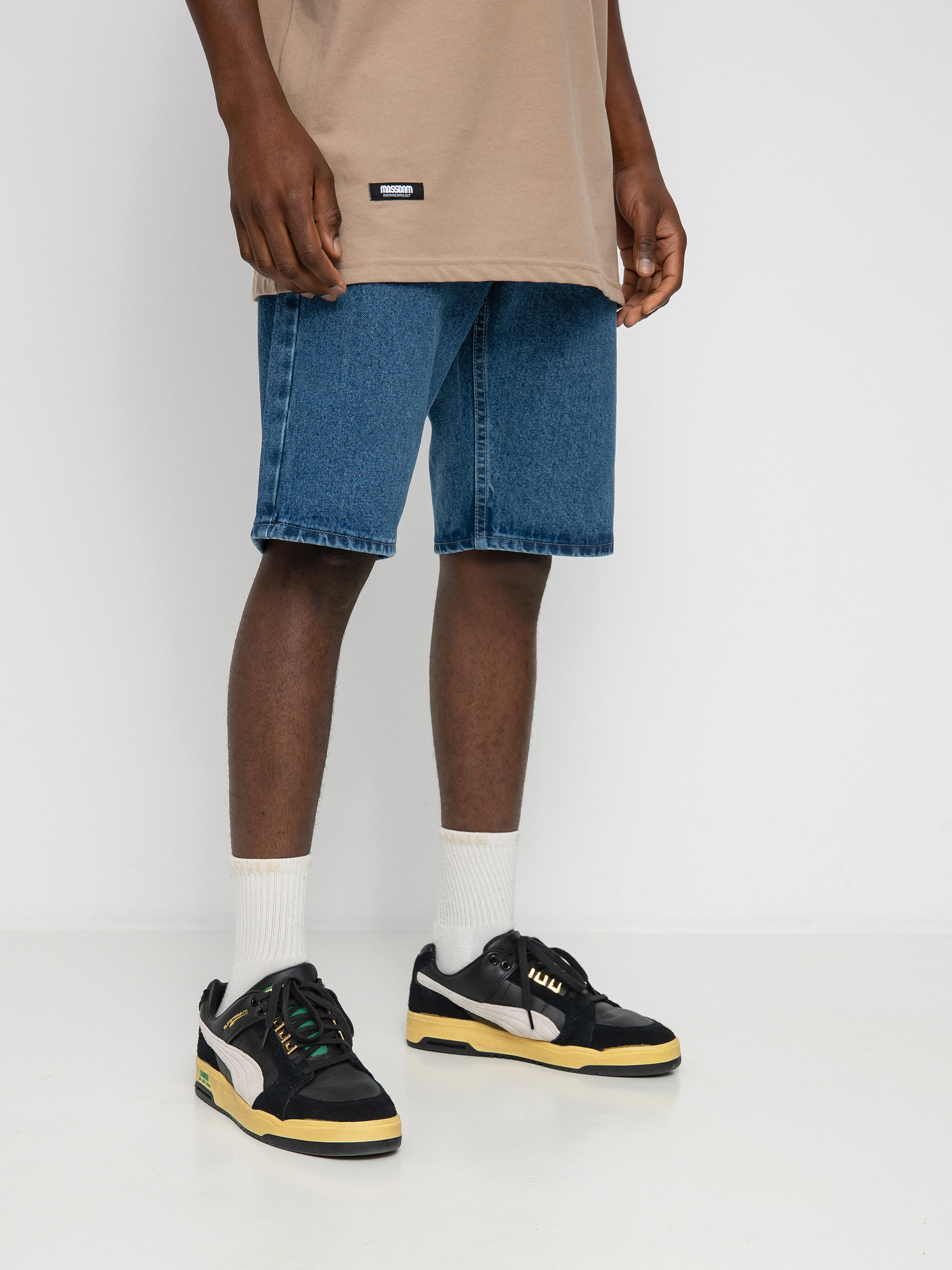 Szorty MassDnm Signature Jeans Straight Fit (blue)