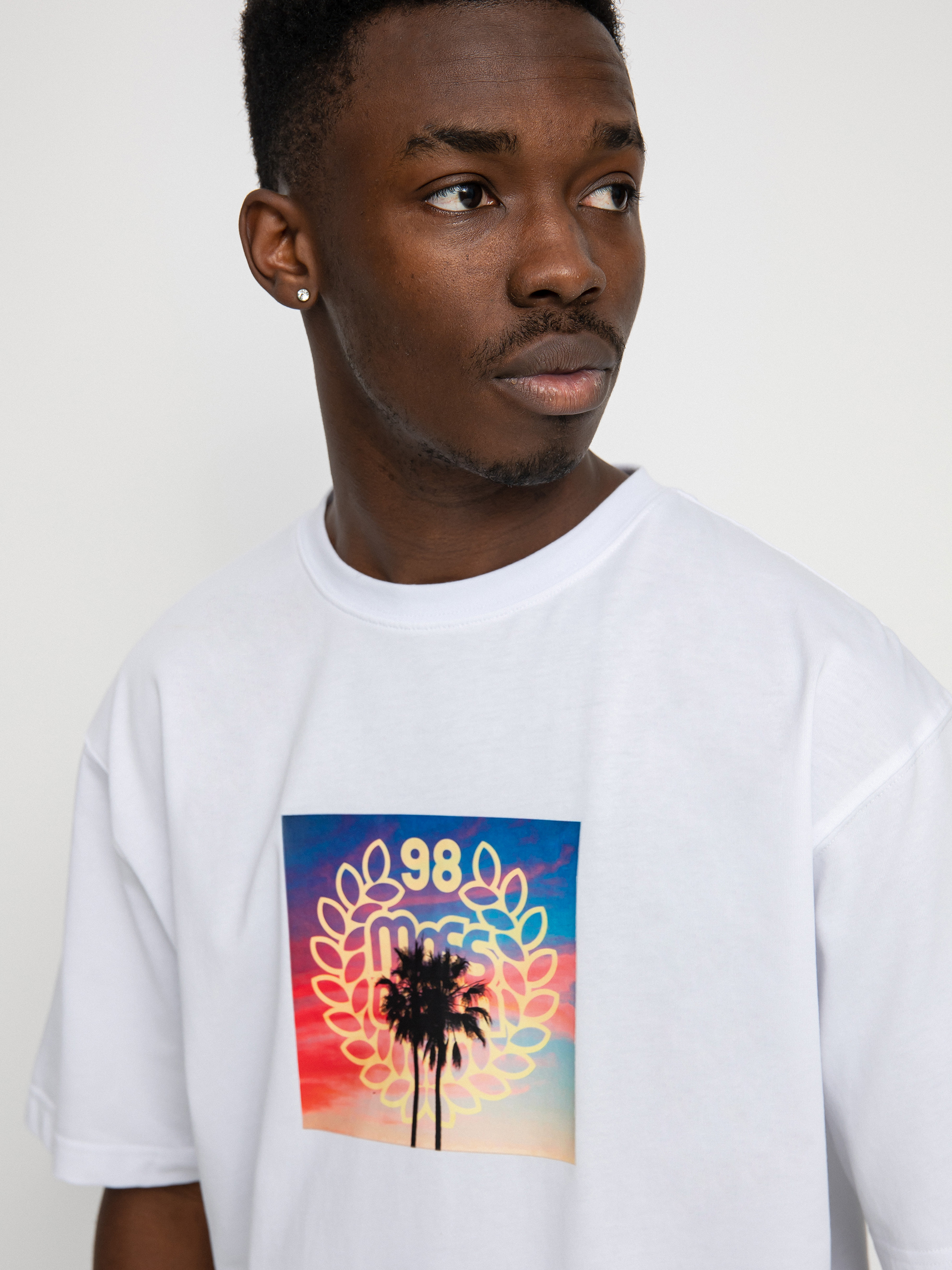 T-shirt MassDnm Palm (white)