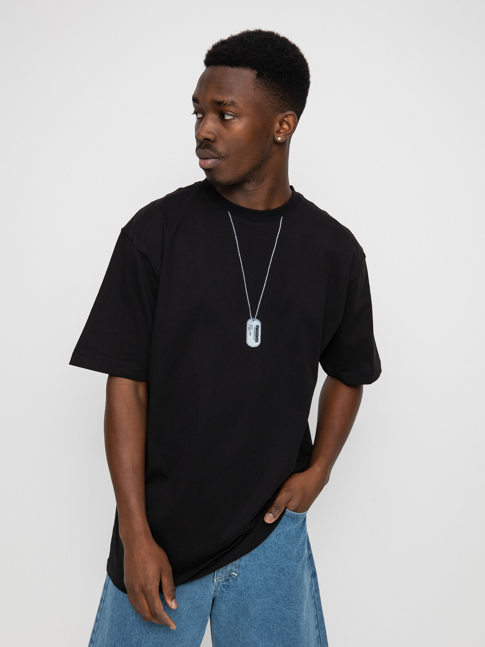 T-shirt MassDnm Dog Tag (black)