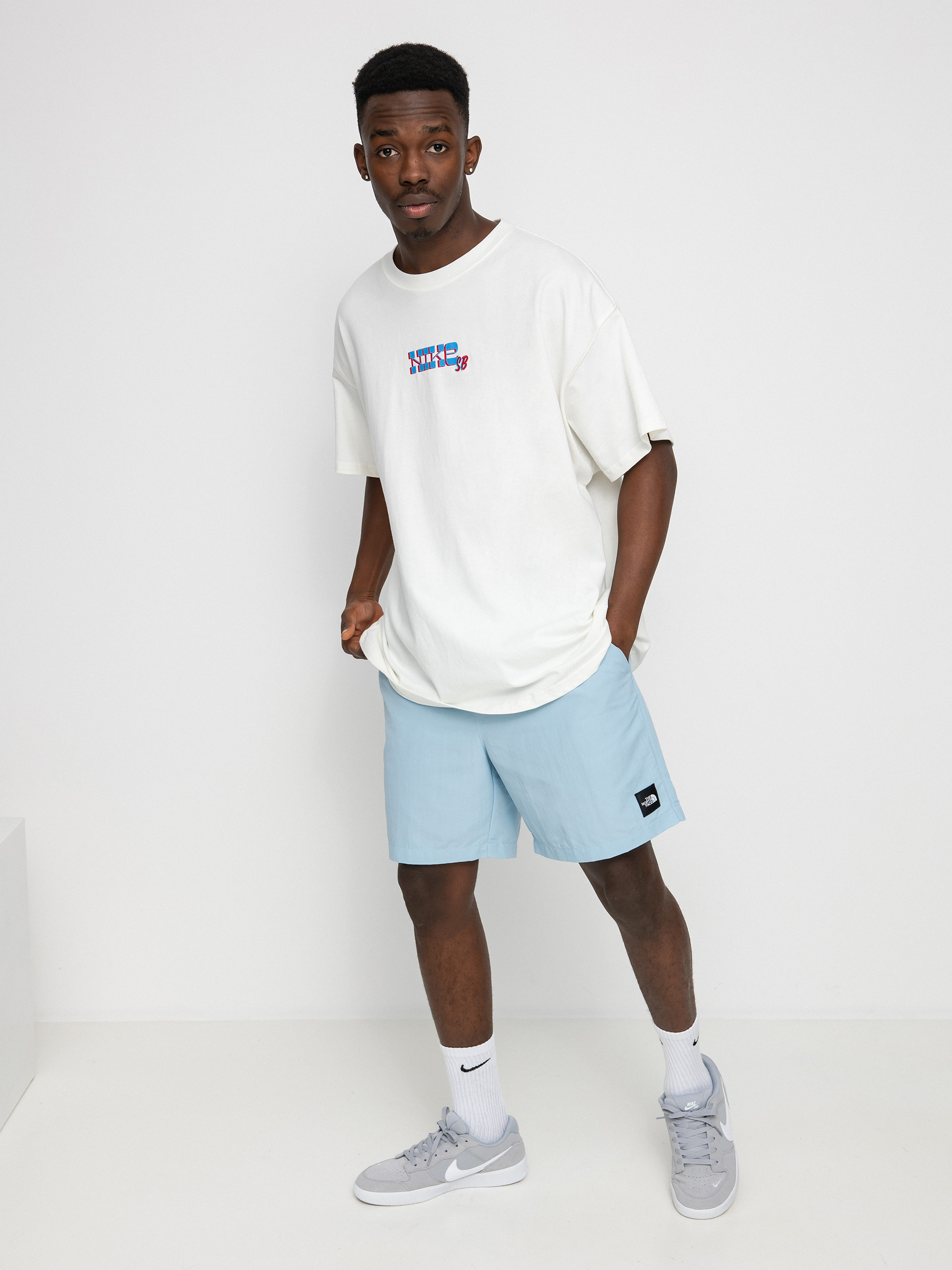 T-shirt Nike SB Emb Block (sail)