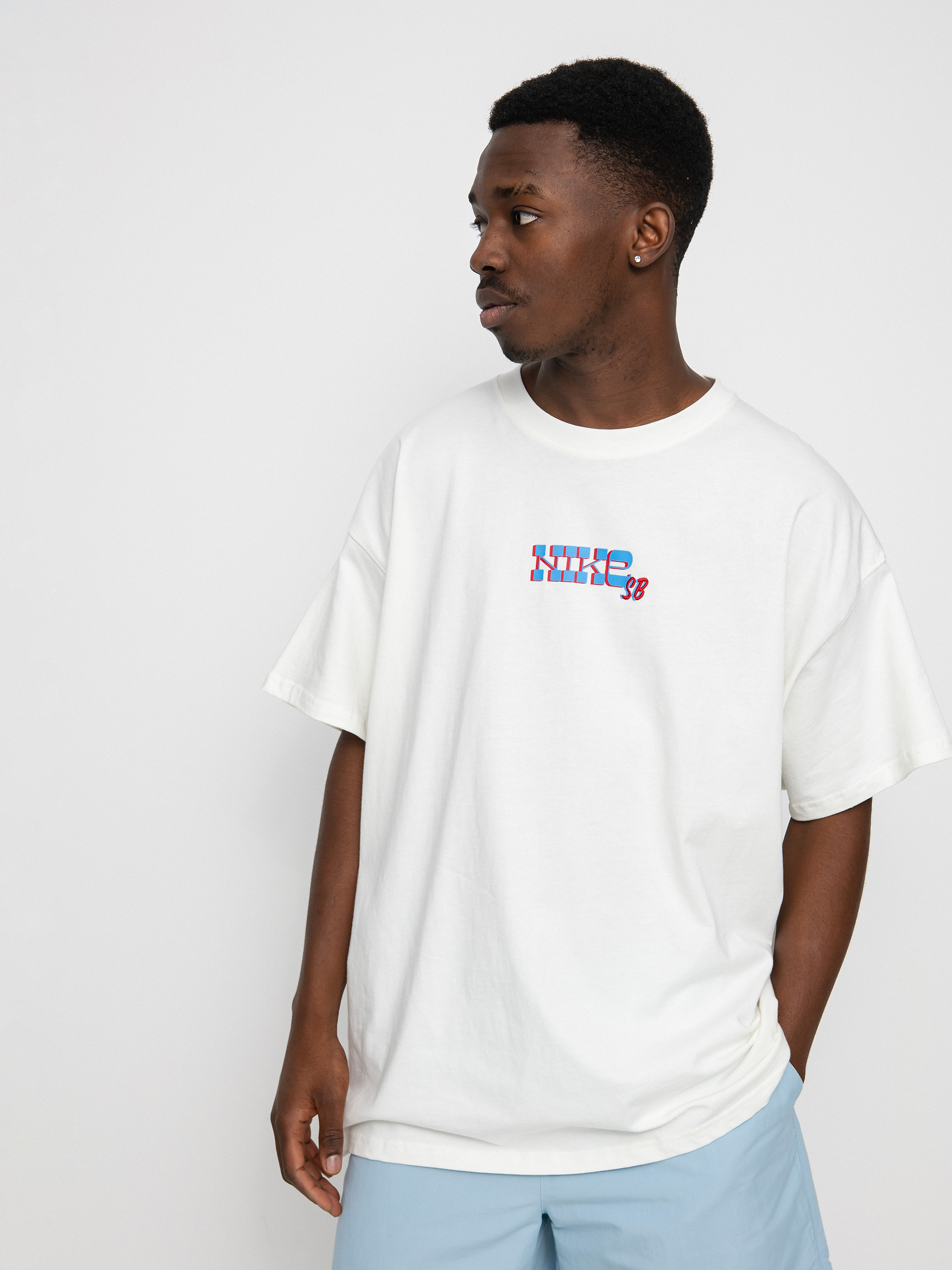 T-shirt Nike SB Emb Block (sail)