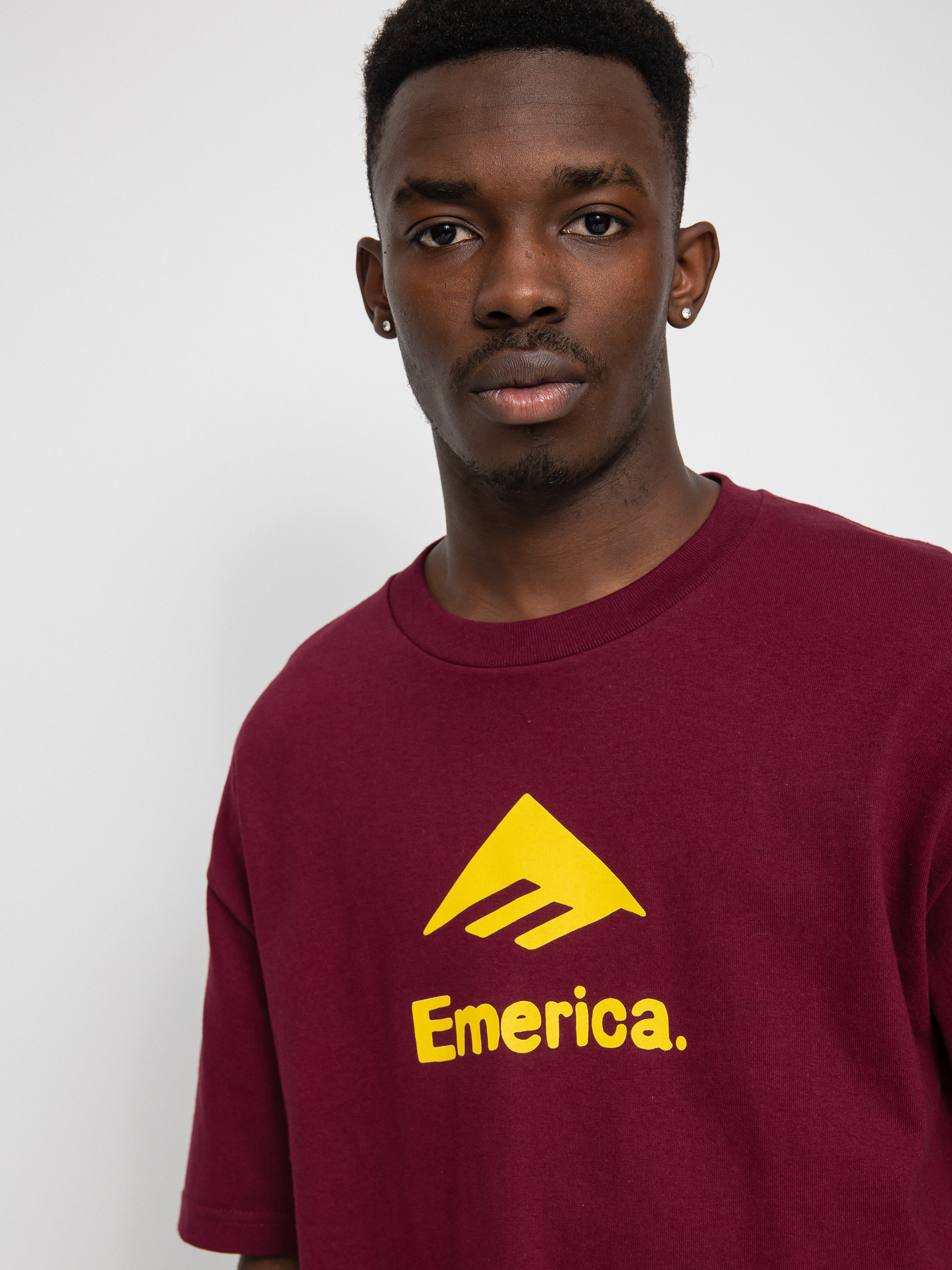 T-shirt Emerica Pavement (burgundy)